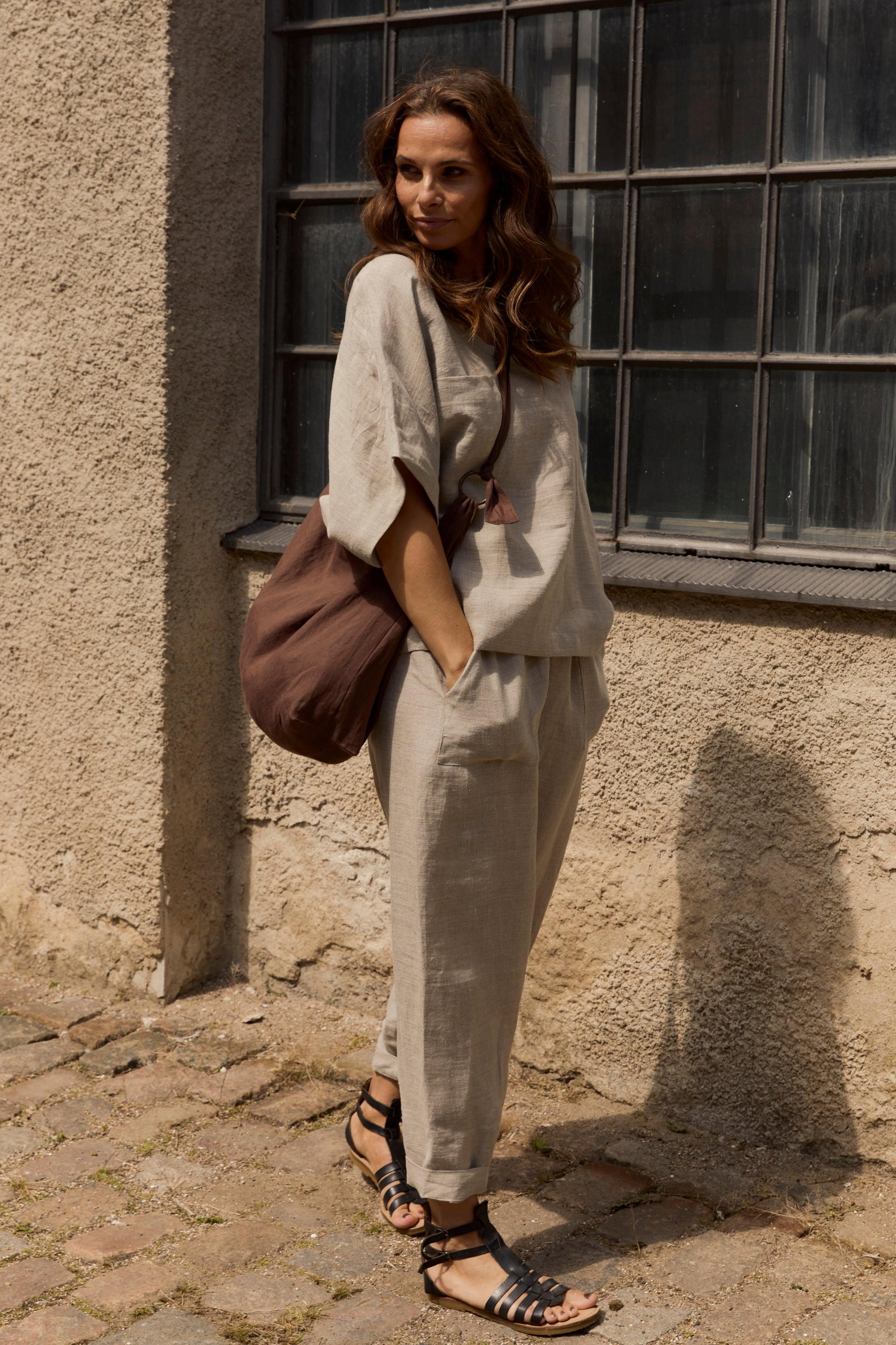 Henriette Steffensen Nature Baggy Trousers