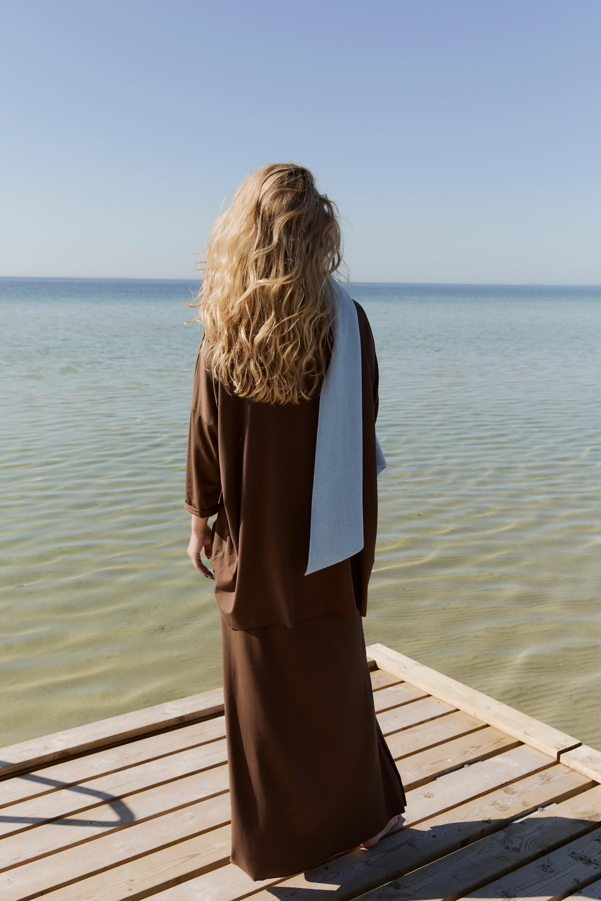 Henriette Steffensen Chokolate Long Skirt