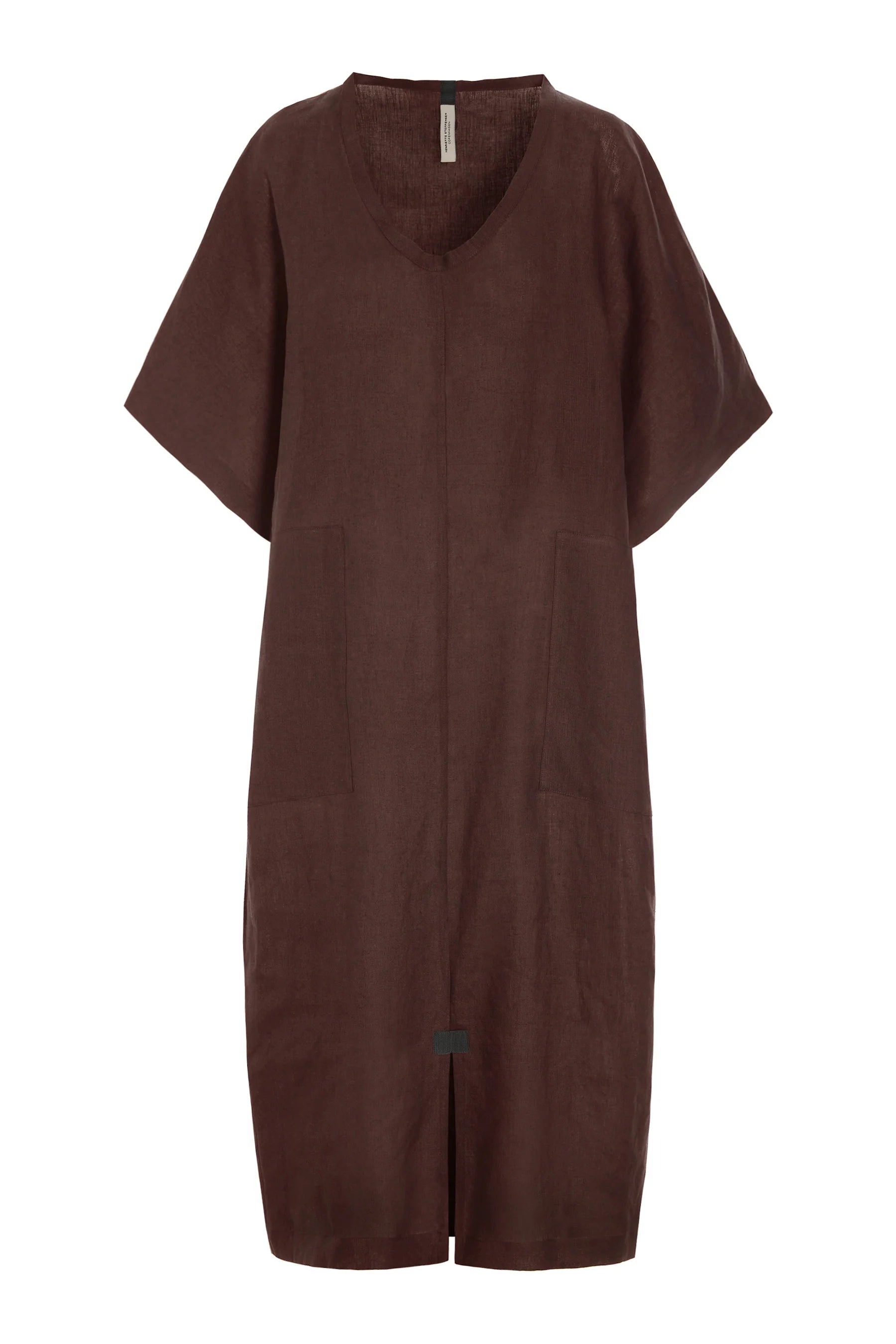 Henriette Steffensen Chokolate Long Hemp Dress