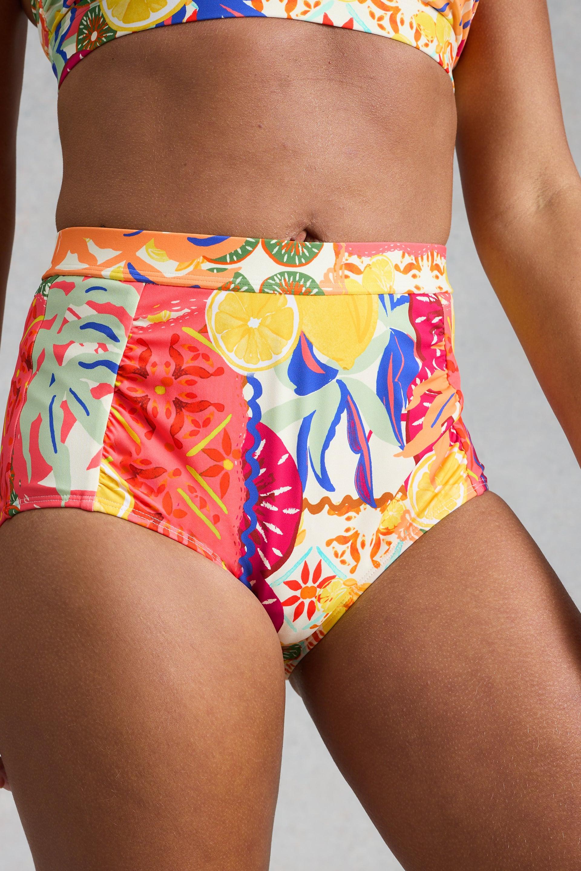 White Stuff Verity High Waist Pink Mlt Bottom SS26