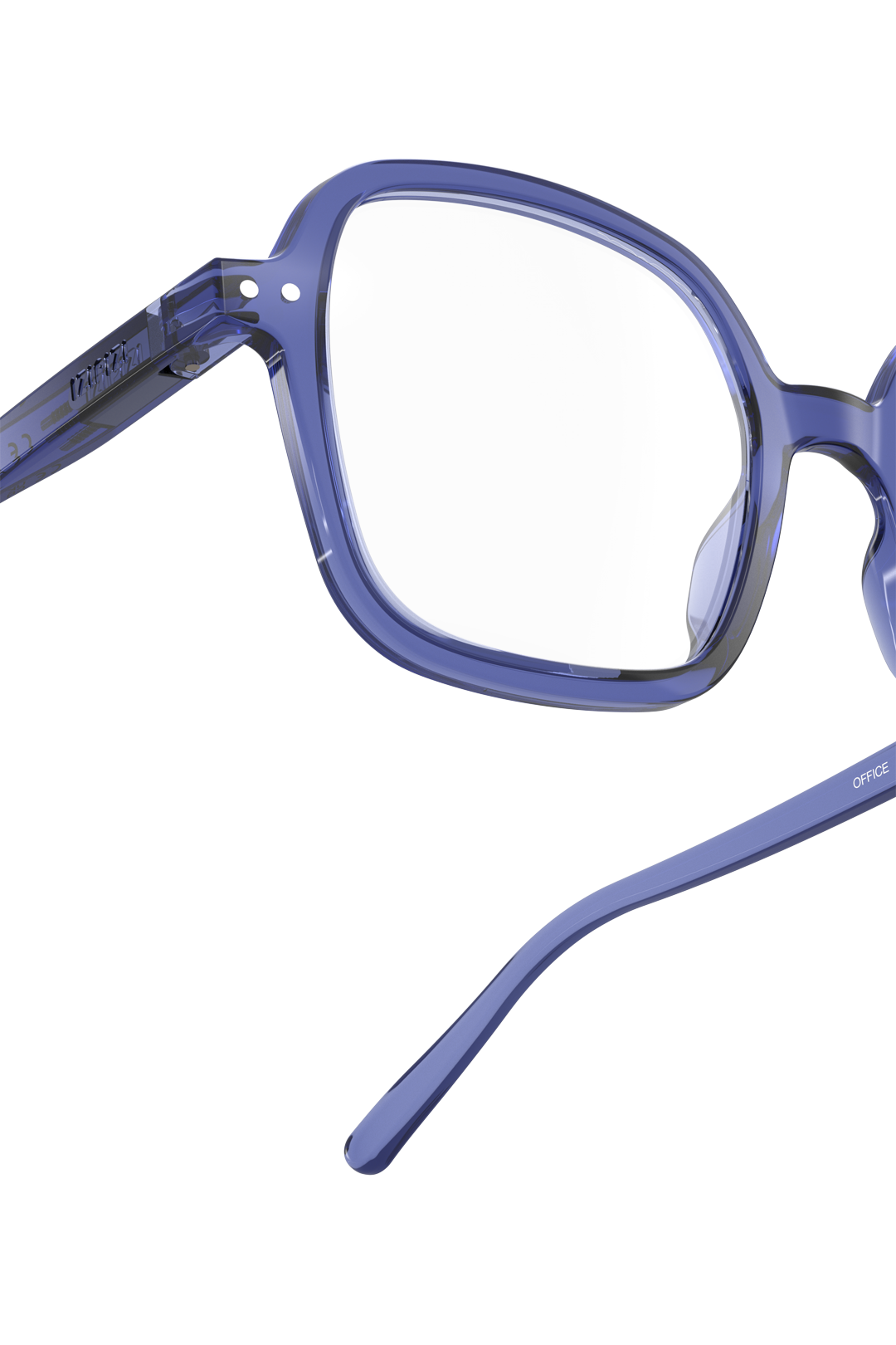 Izipizi blue office shape glasses for men and women