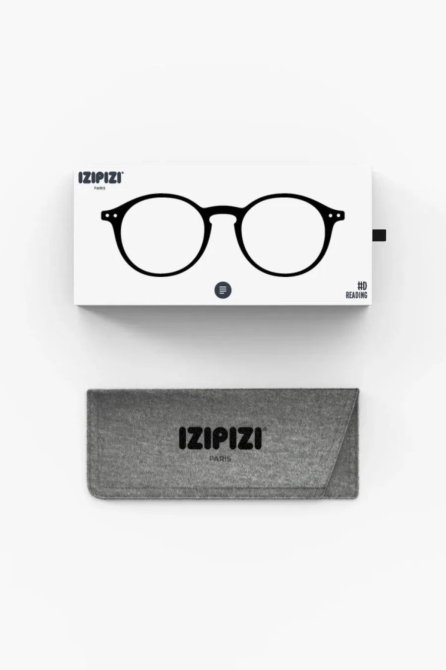 Izipizi Reading Glasses #D Black Soft