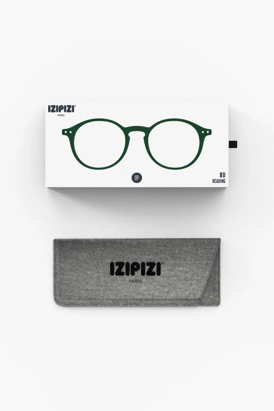 Izipizi Reading Glasses #D Kaki Green Soft
