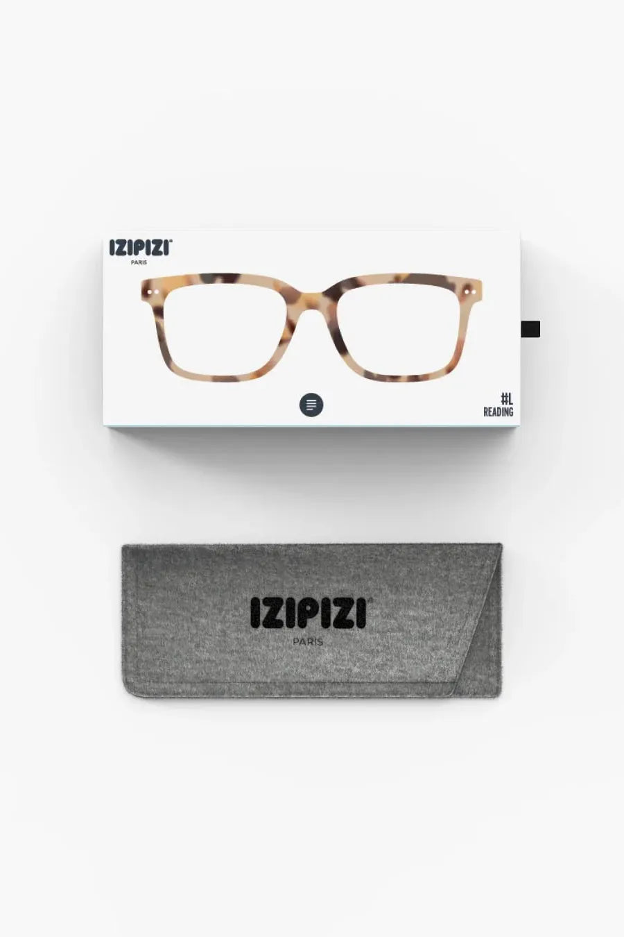 Izipizi Reading Glasses #L Light Tortoise