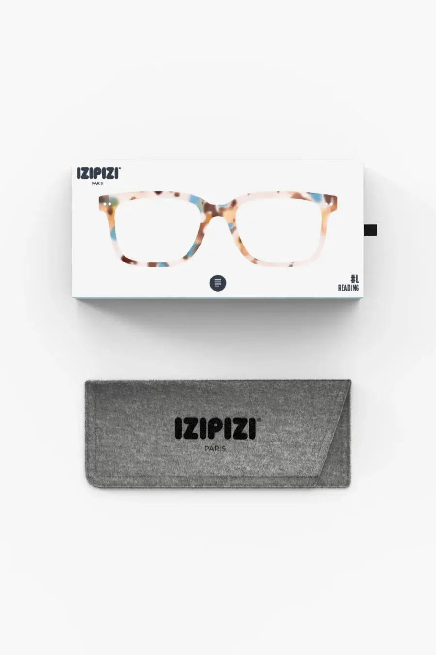 Izipizi Reading Glasses #L Blue Tortoise
