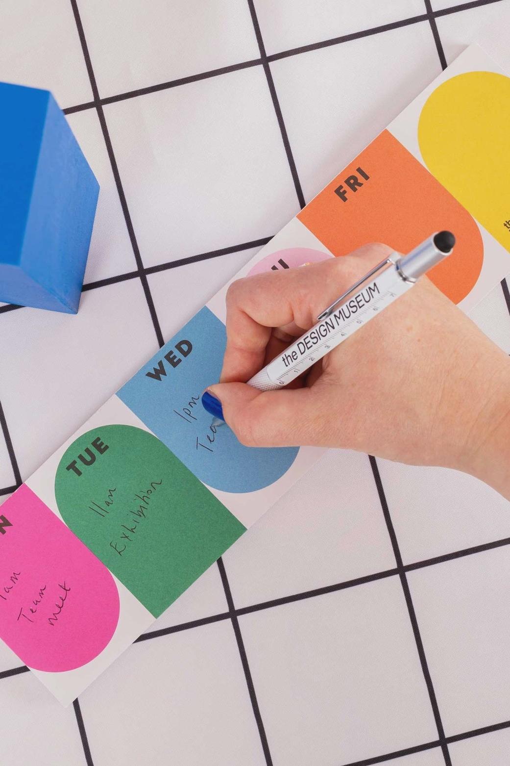 Good Tuesday Design Museum Keyboard Weekly Planner Pad - Bold Block