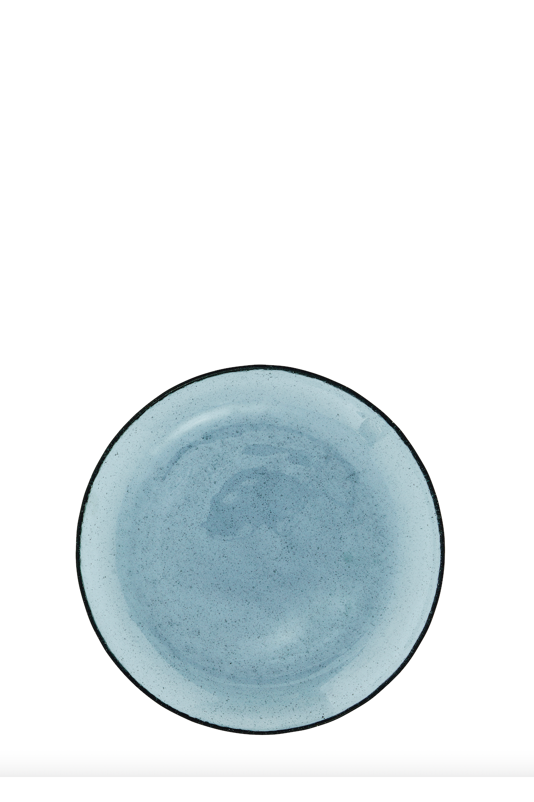 Madam Stoltz Coloured Blue Glass Lunch Plate