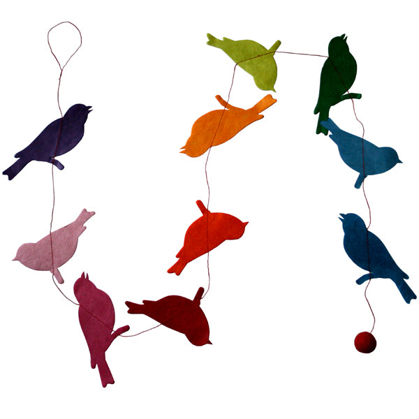 Lamali Solid Birds Garland