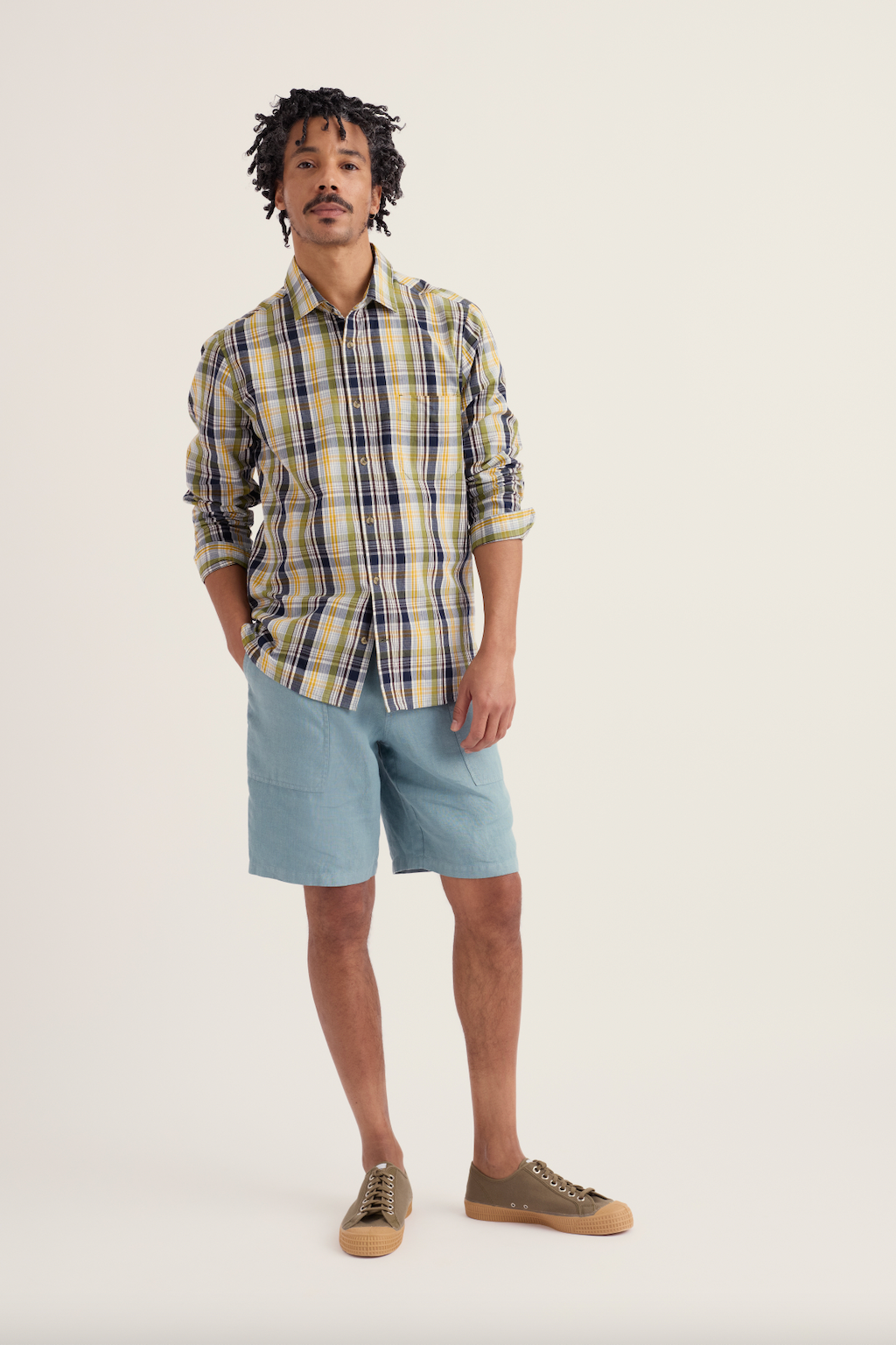Seasalt Men's Banyan Shirt in Trevessow Multi