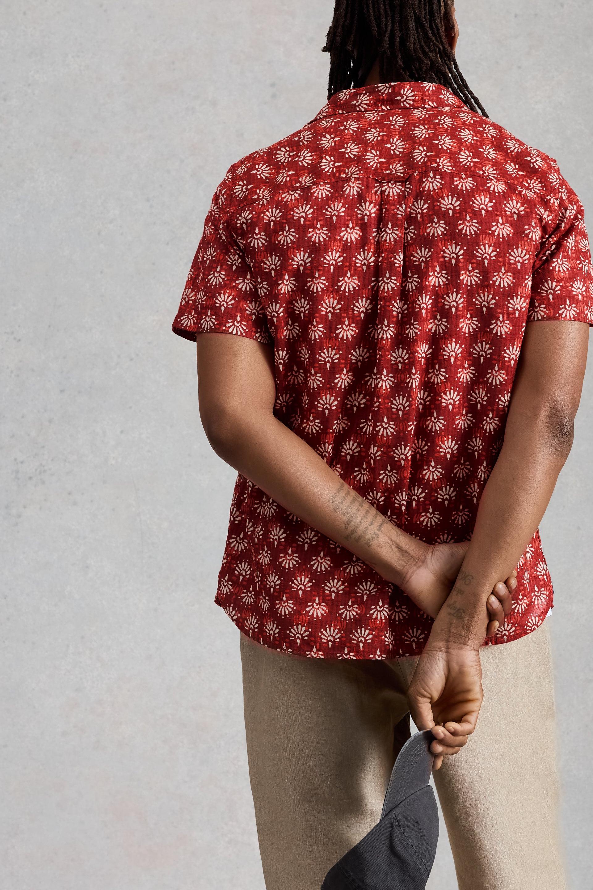 White Stuff Finsbury SS Batik Print Shirt