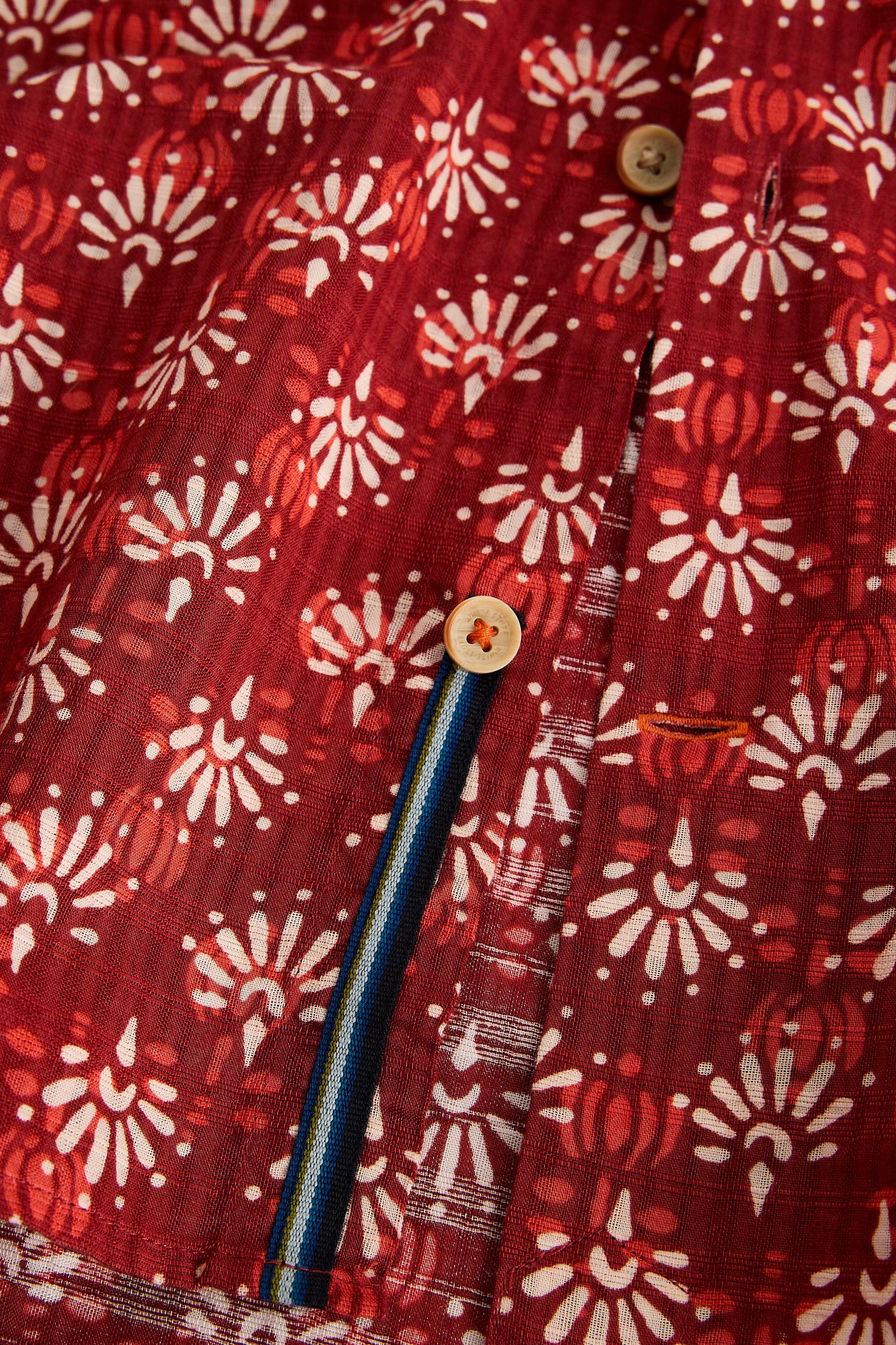 White Stuff Finsbury SS Batik Print Shirt