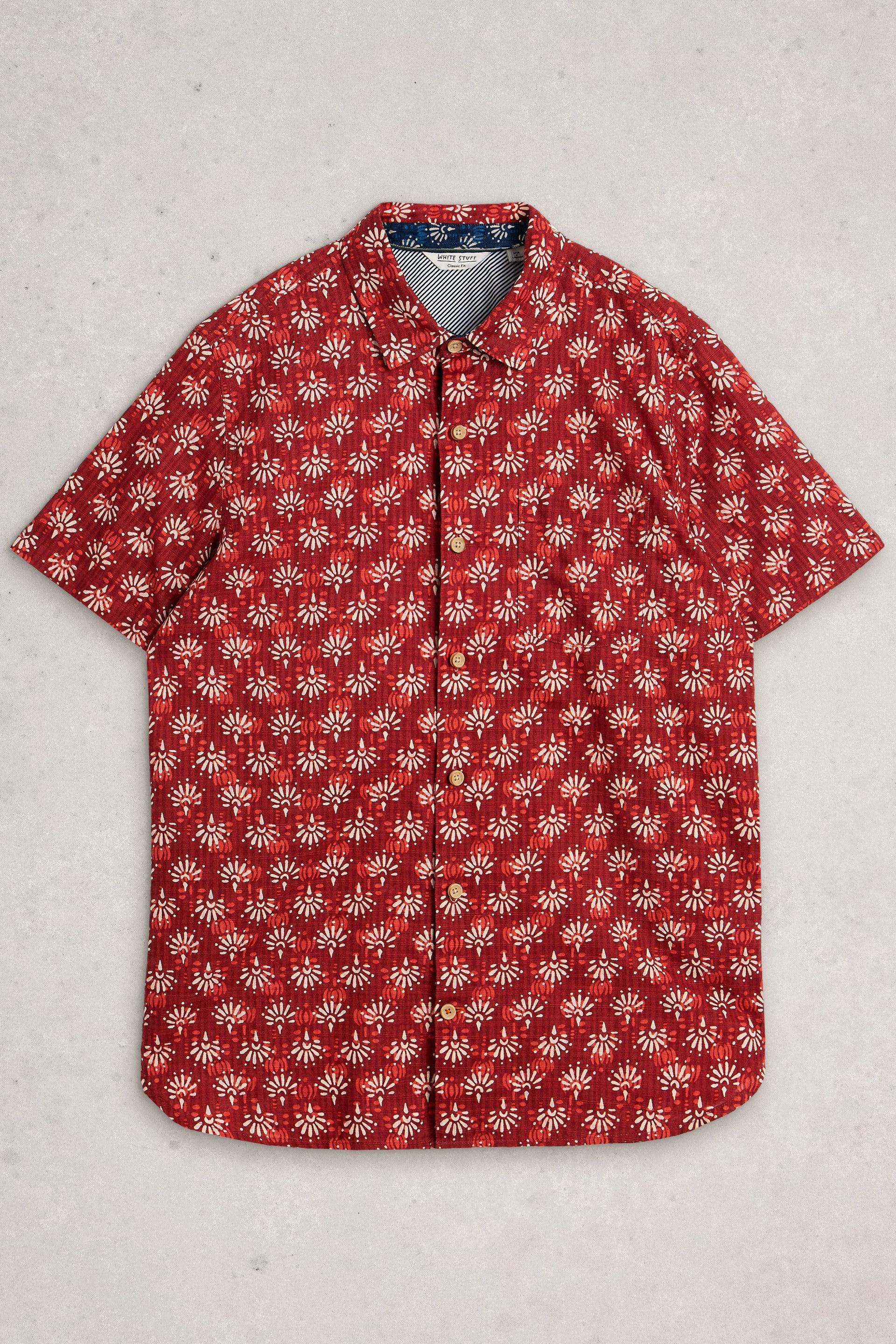 White Stuff Finsbury SS Batik Print Shirt