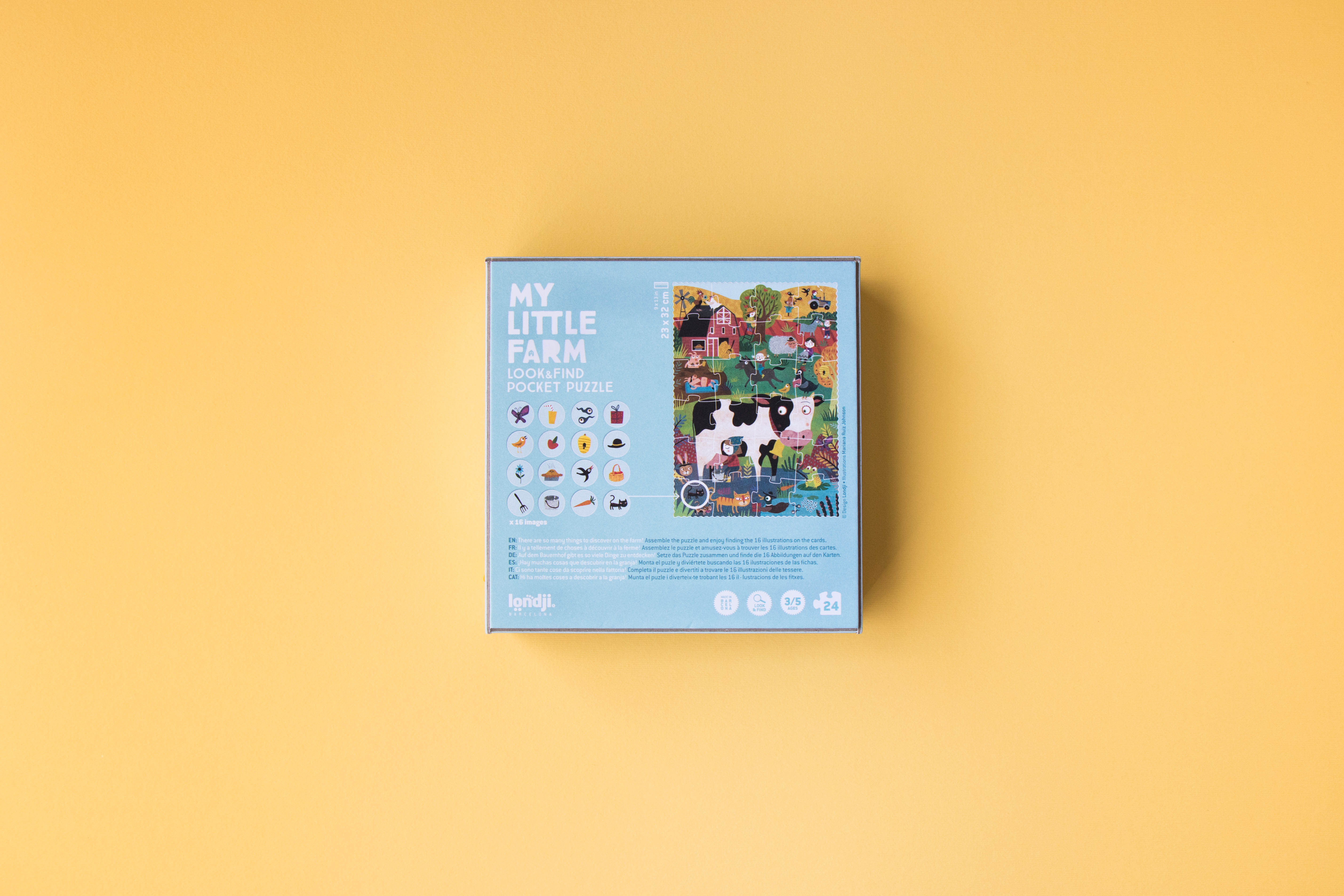 Londji Pocket Puzzle - MY LITTLE FARM