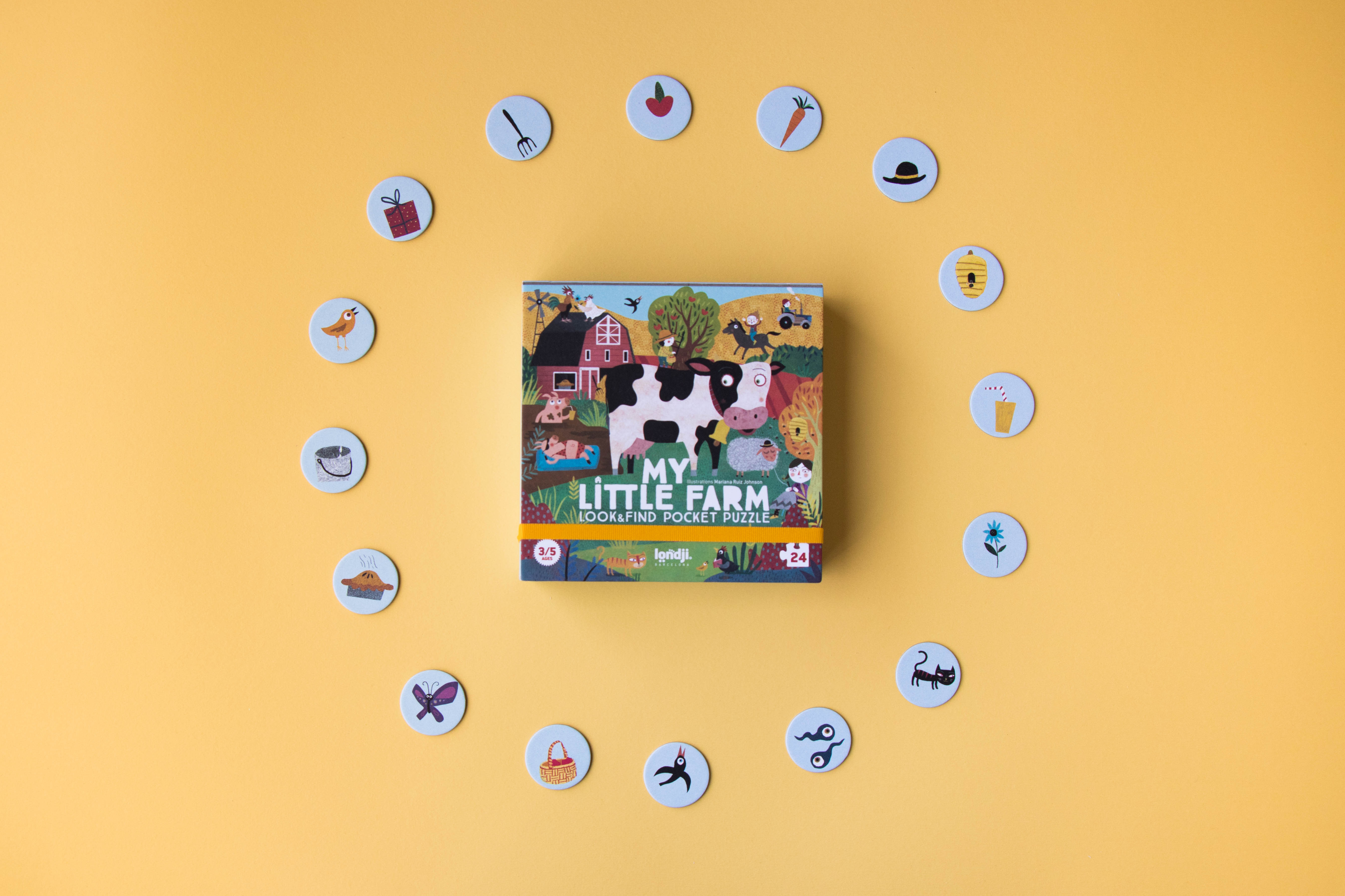 Londji Pocket Puzzle - MY LITTLE FARM