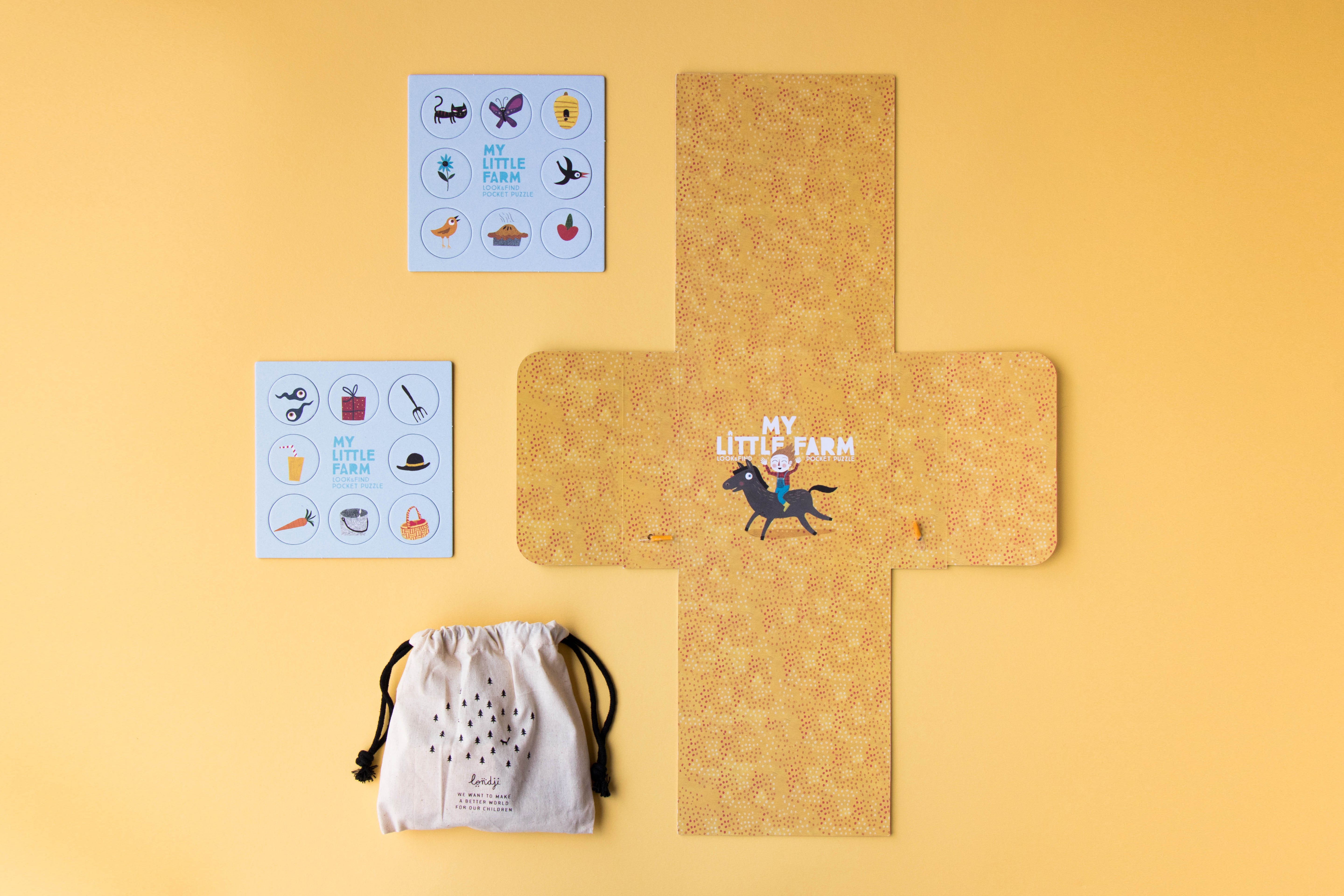 Londji Pocket Puzzle - MY LITTLE FARM