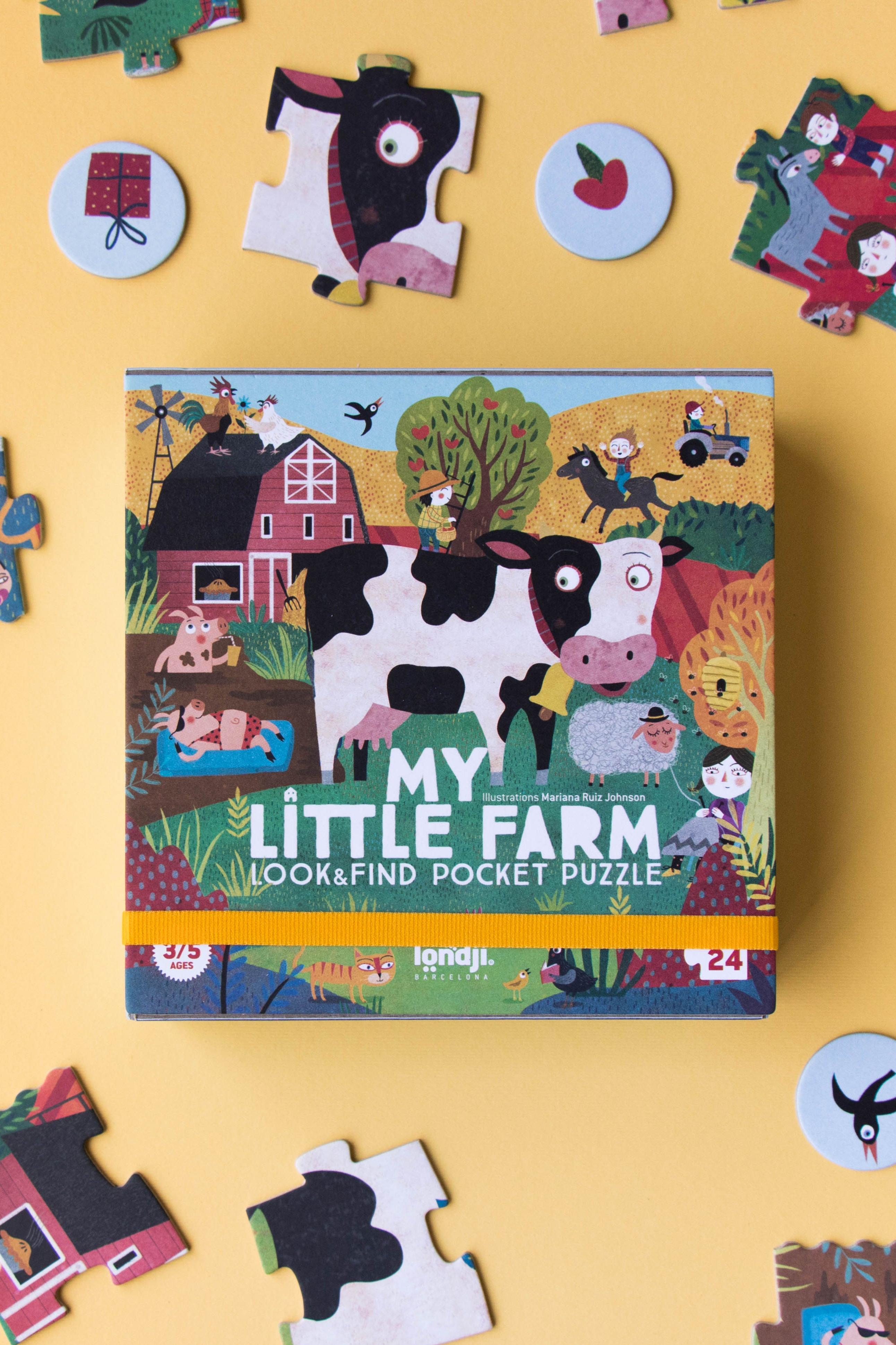 Londji Pocket Puzzle - MY LITTLE FARM
