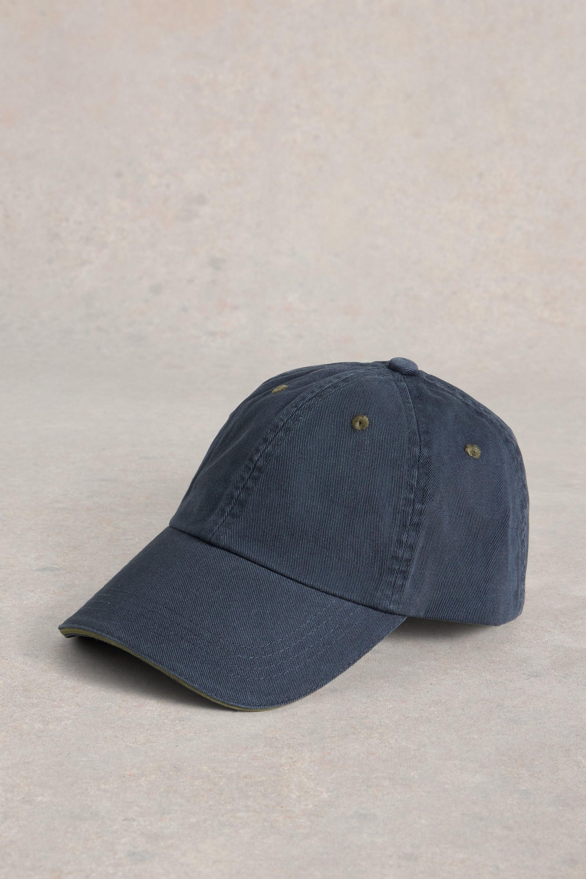White Stuff Dark Navy Cotton Baseball Cap