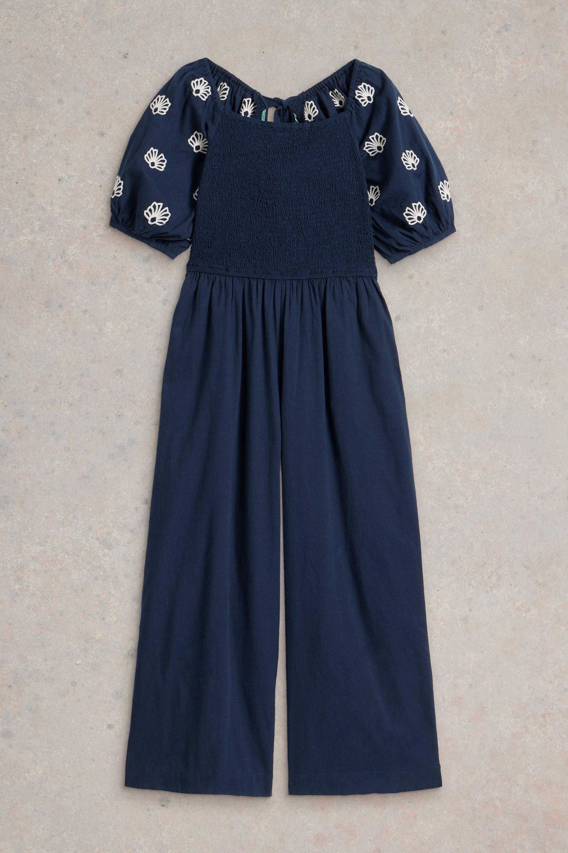White Stuff Reese French Navy Jumpsuit