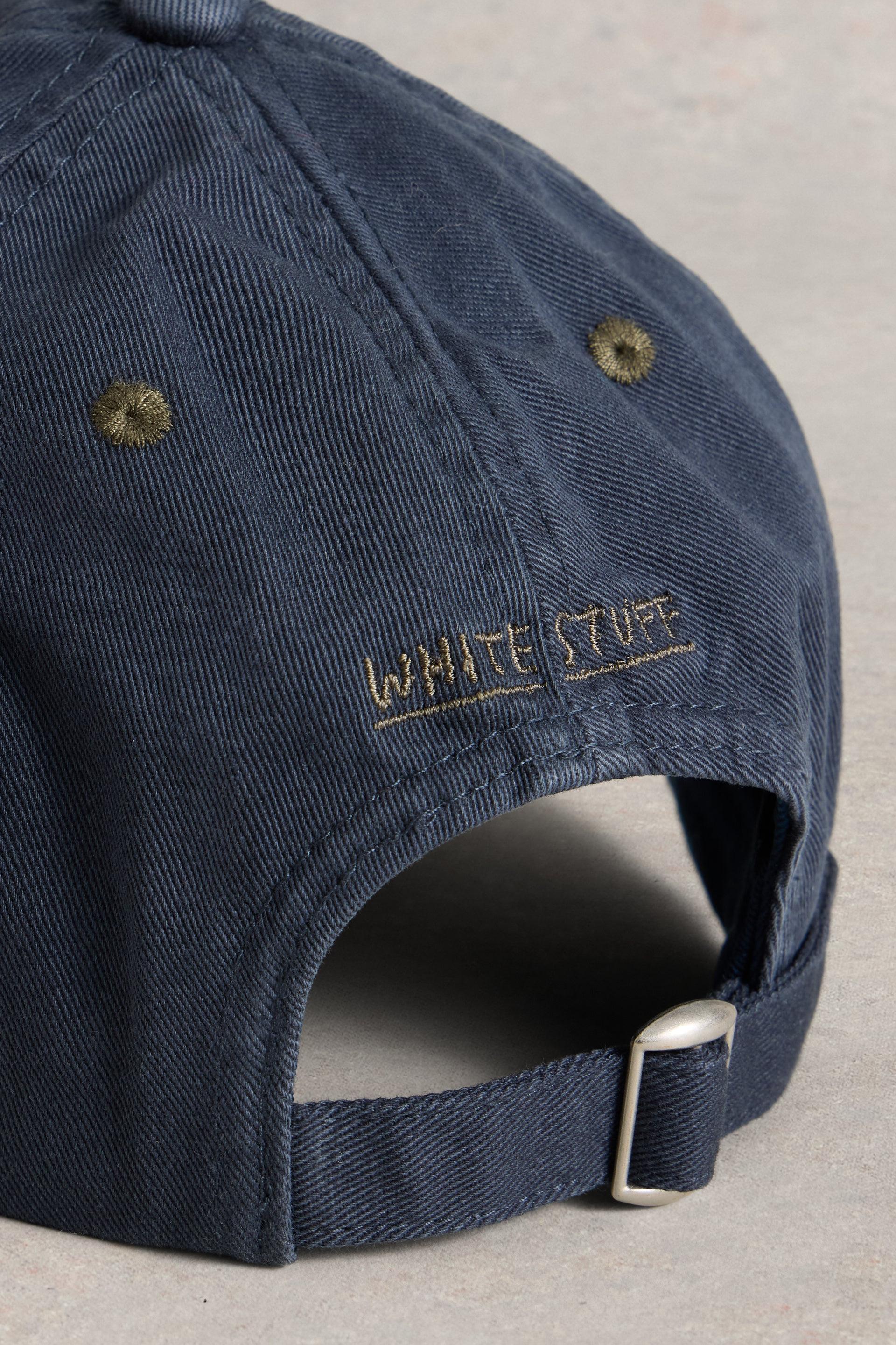 White Stuff Dark Navy Cotton Baseball Cap