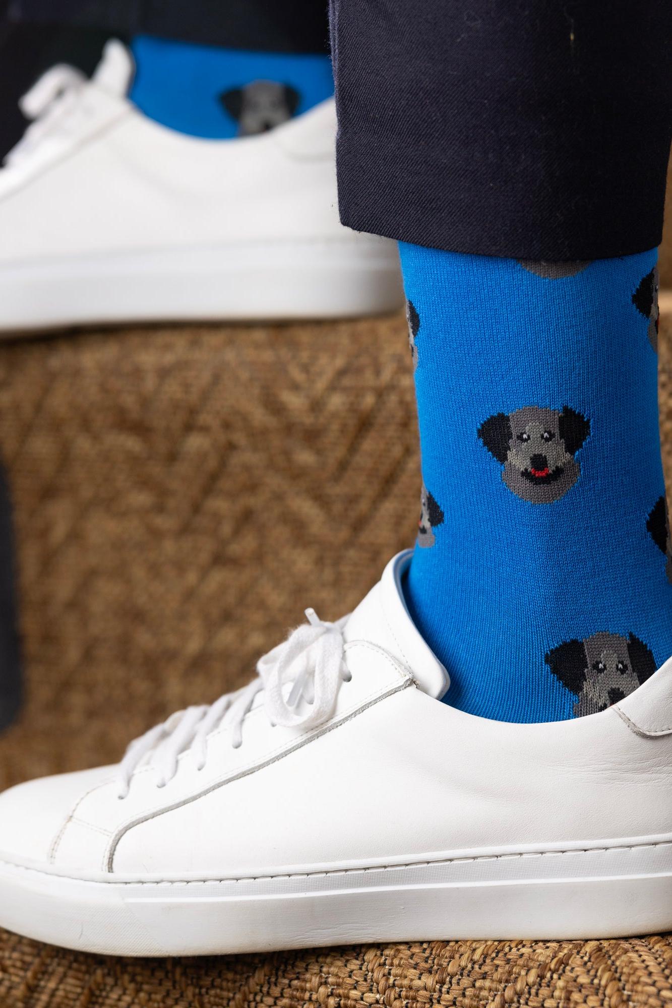 Swole Panda Black Labrador Socks