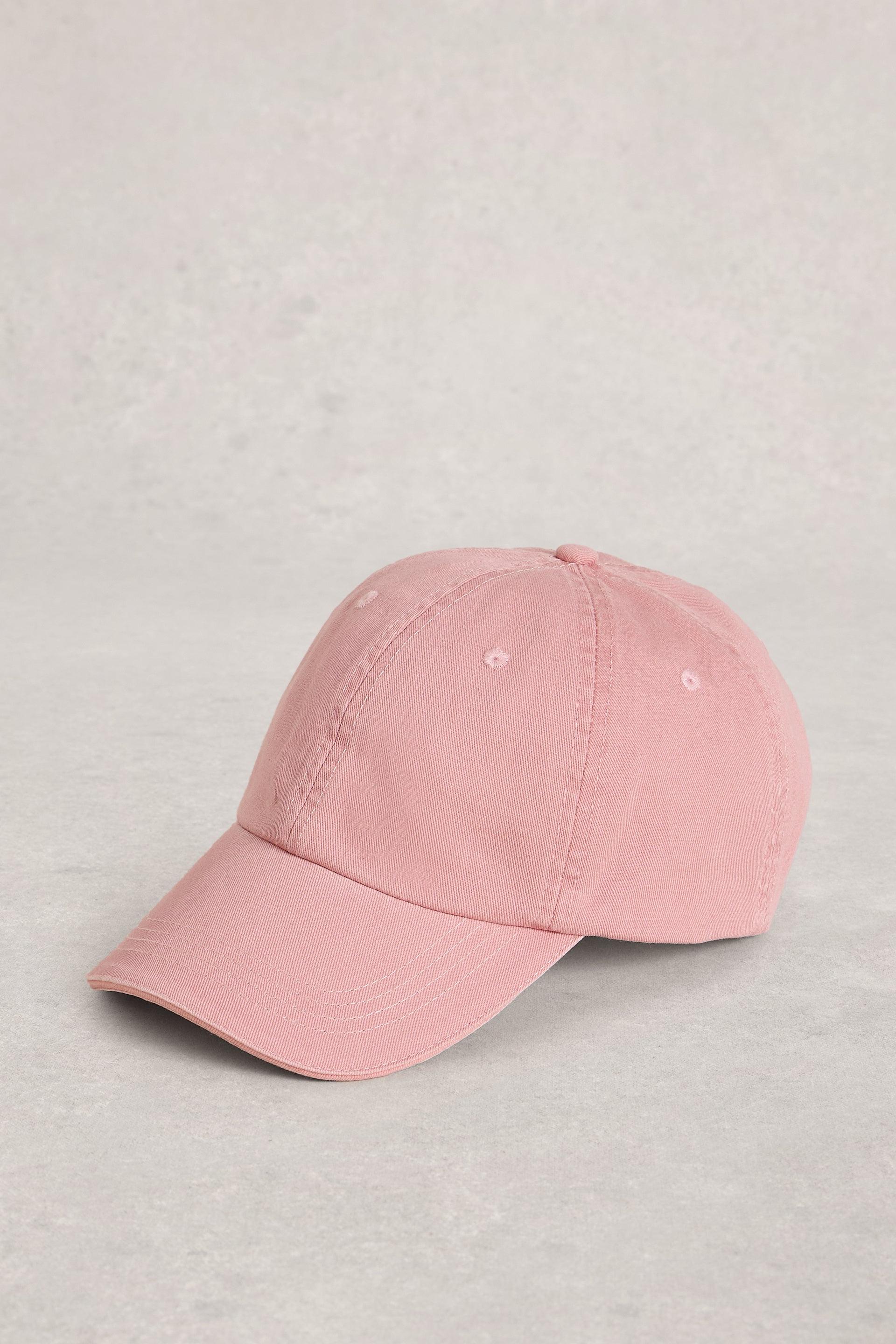 White Stuff Pink Cotton Baseball Cap