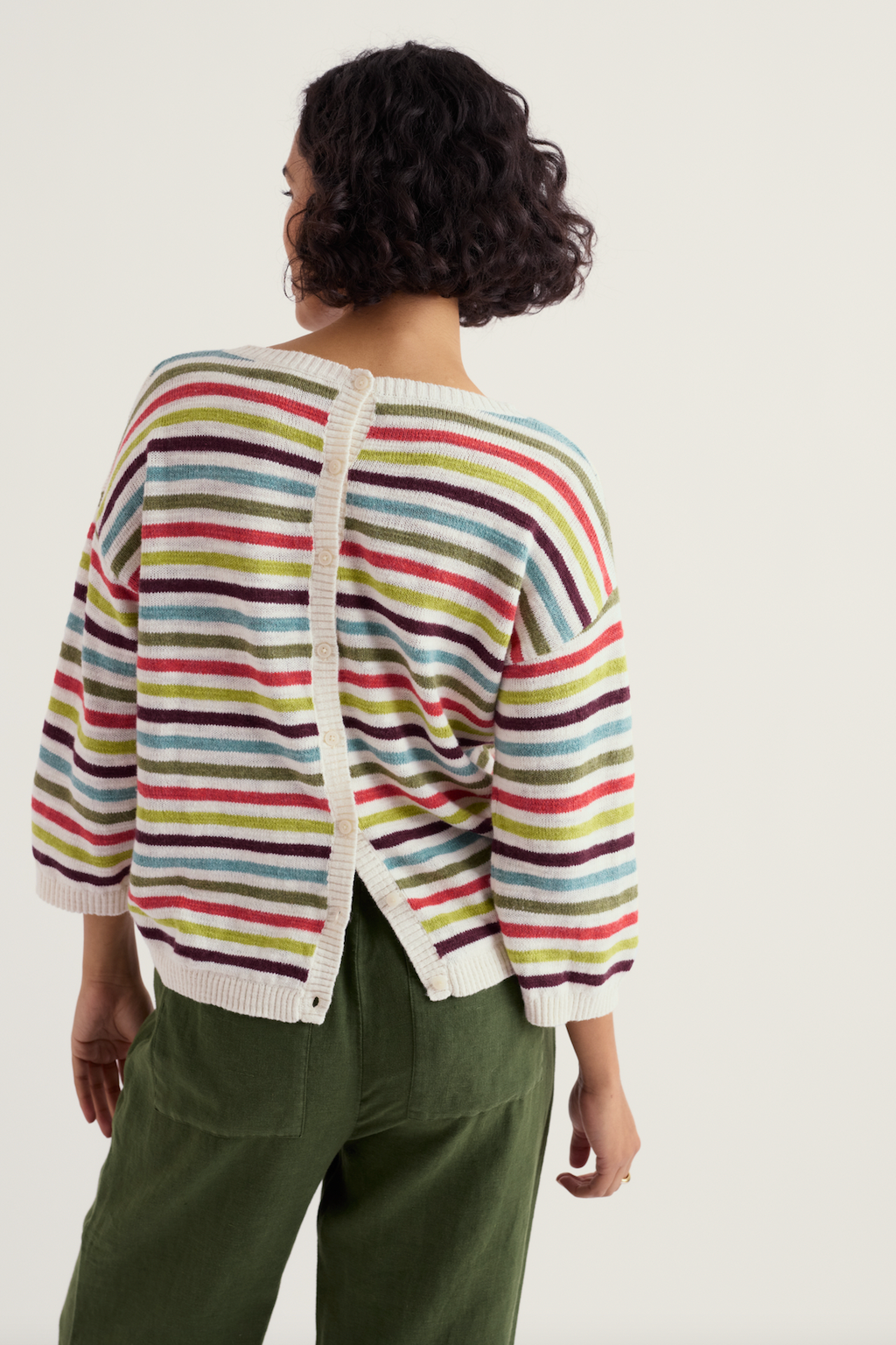 Seasalt Knavock Jumper in Mini Cornish Carnelian Multi