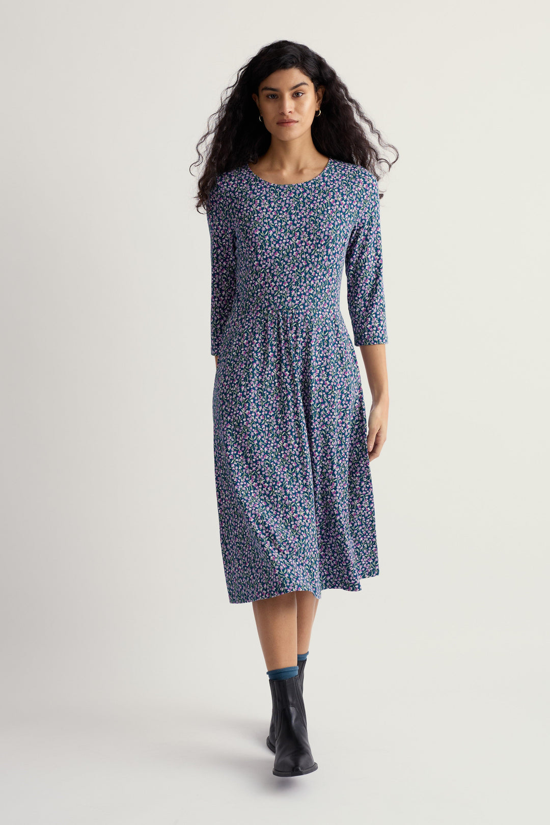 slim fit dress slacks Seasalt April Dress in Flax Flower Bright Orchid – Ohh! By Gum