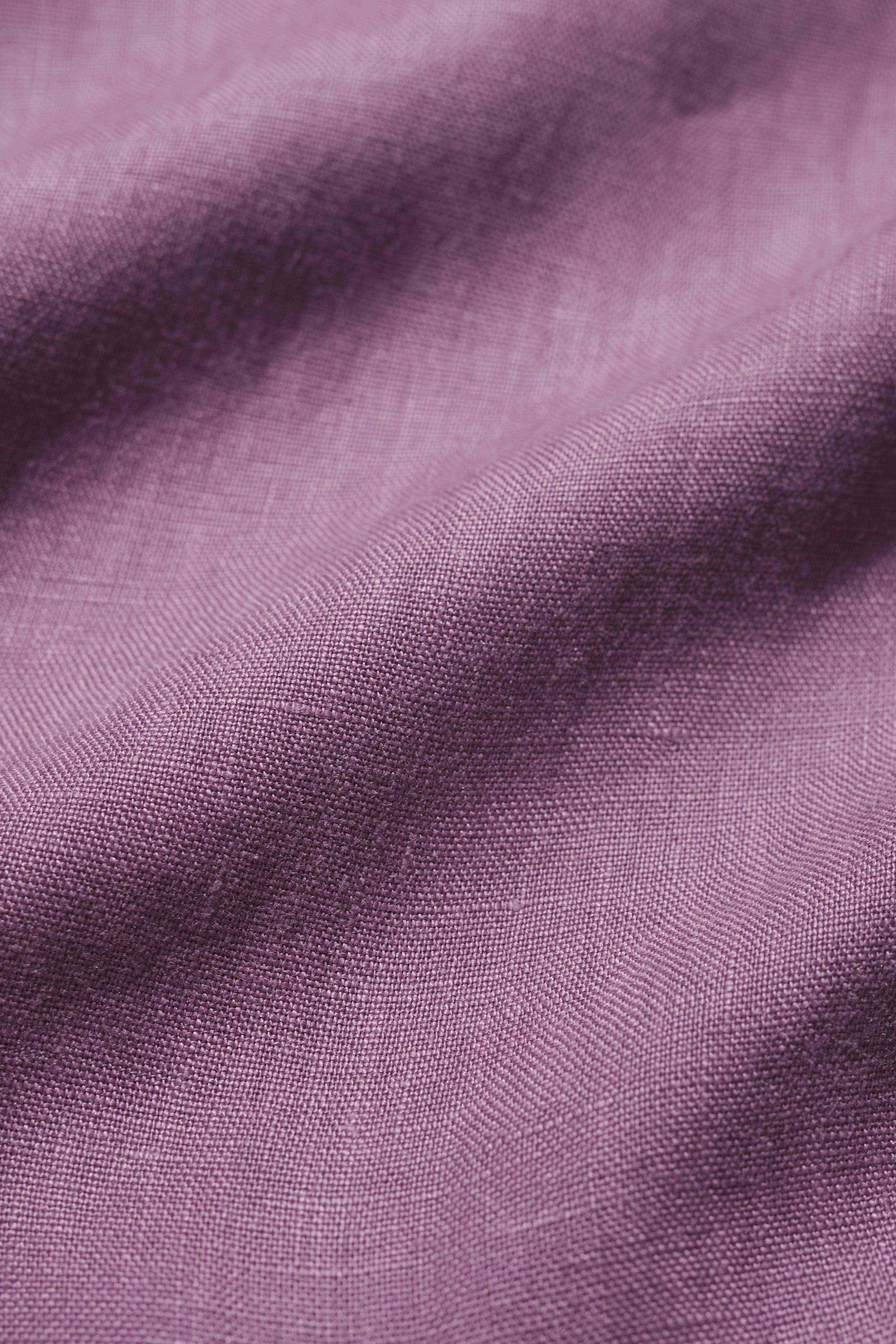 Close-up of linen fabric with visible texture