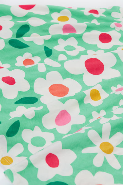 Frugi Spring Skater Dress in Daisy Field