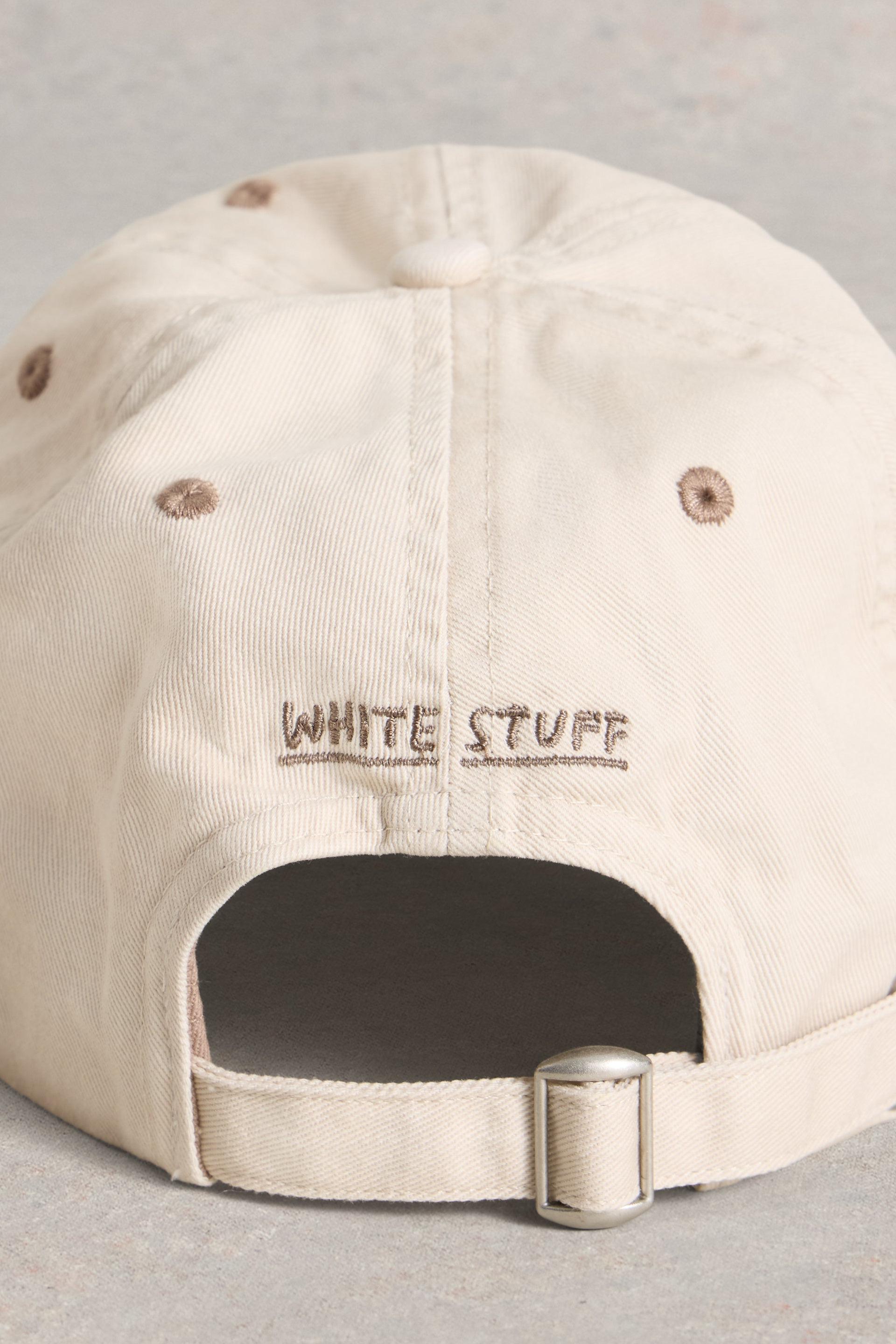 White Stuff Light Natural Cotton Baseball Cap