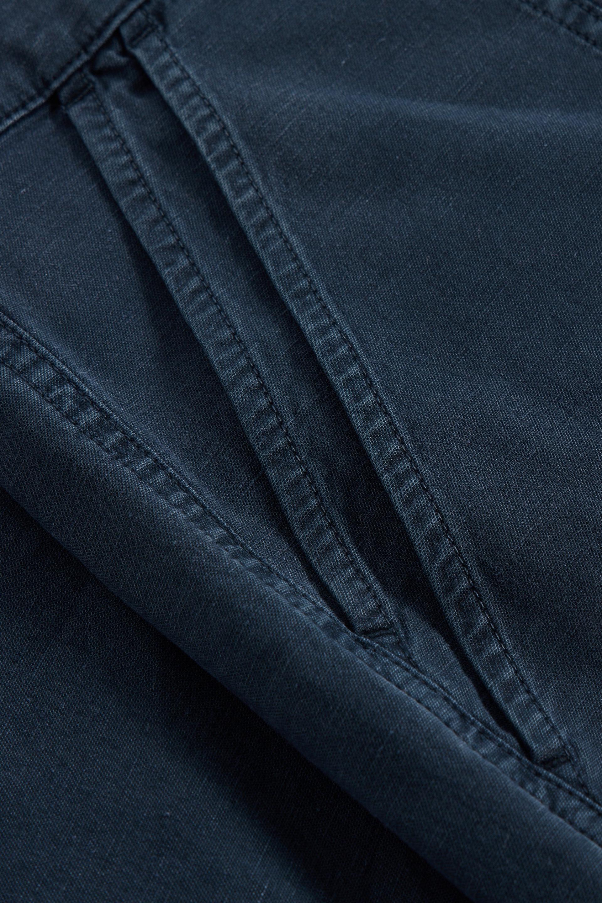 White Stuff Twister Organic Chino Trousers in Dark Navy