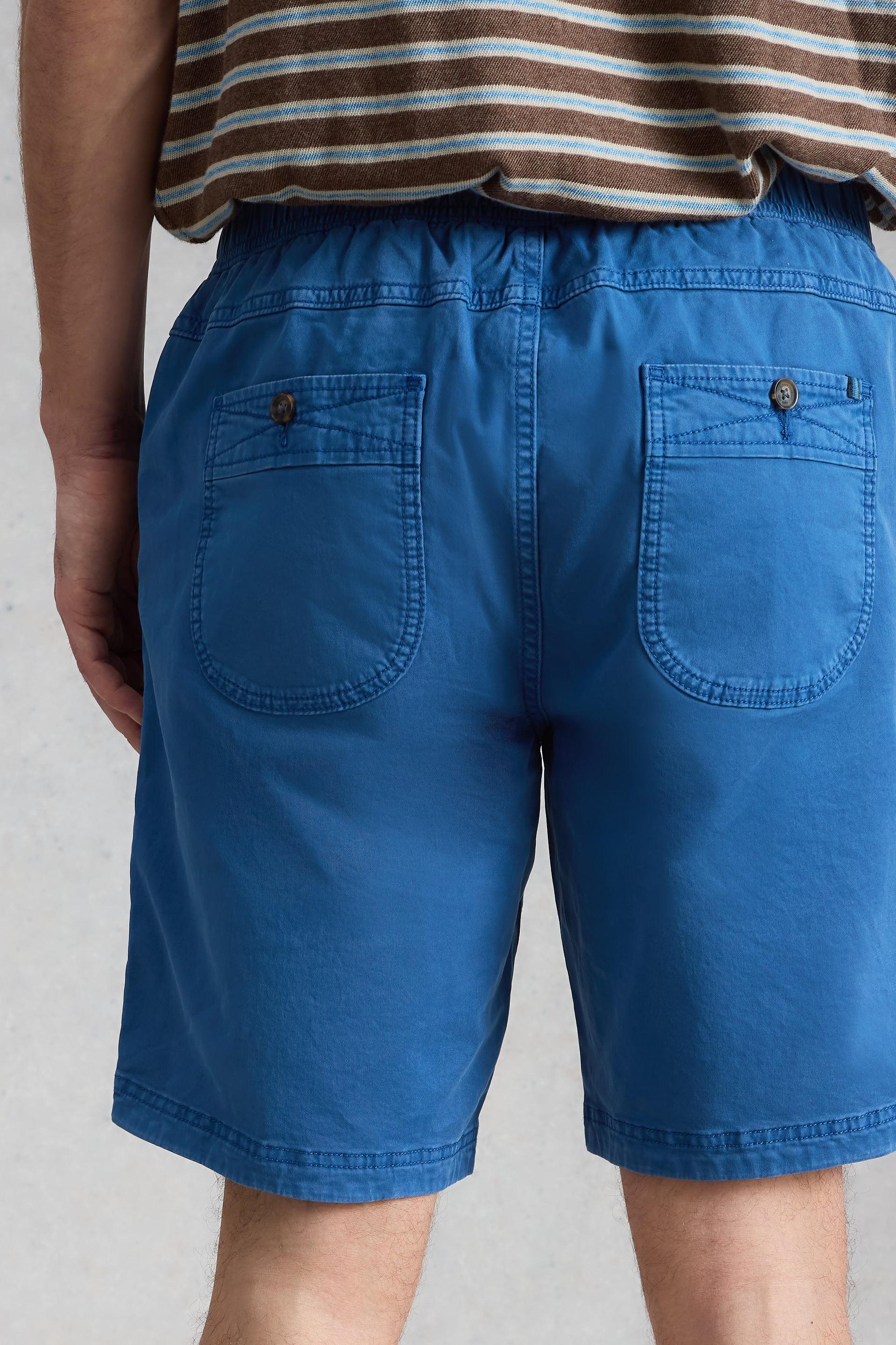 White Stuff Sutton Bright Blue Drawstring Shorts