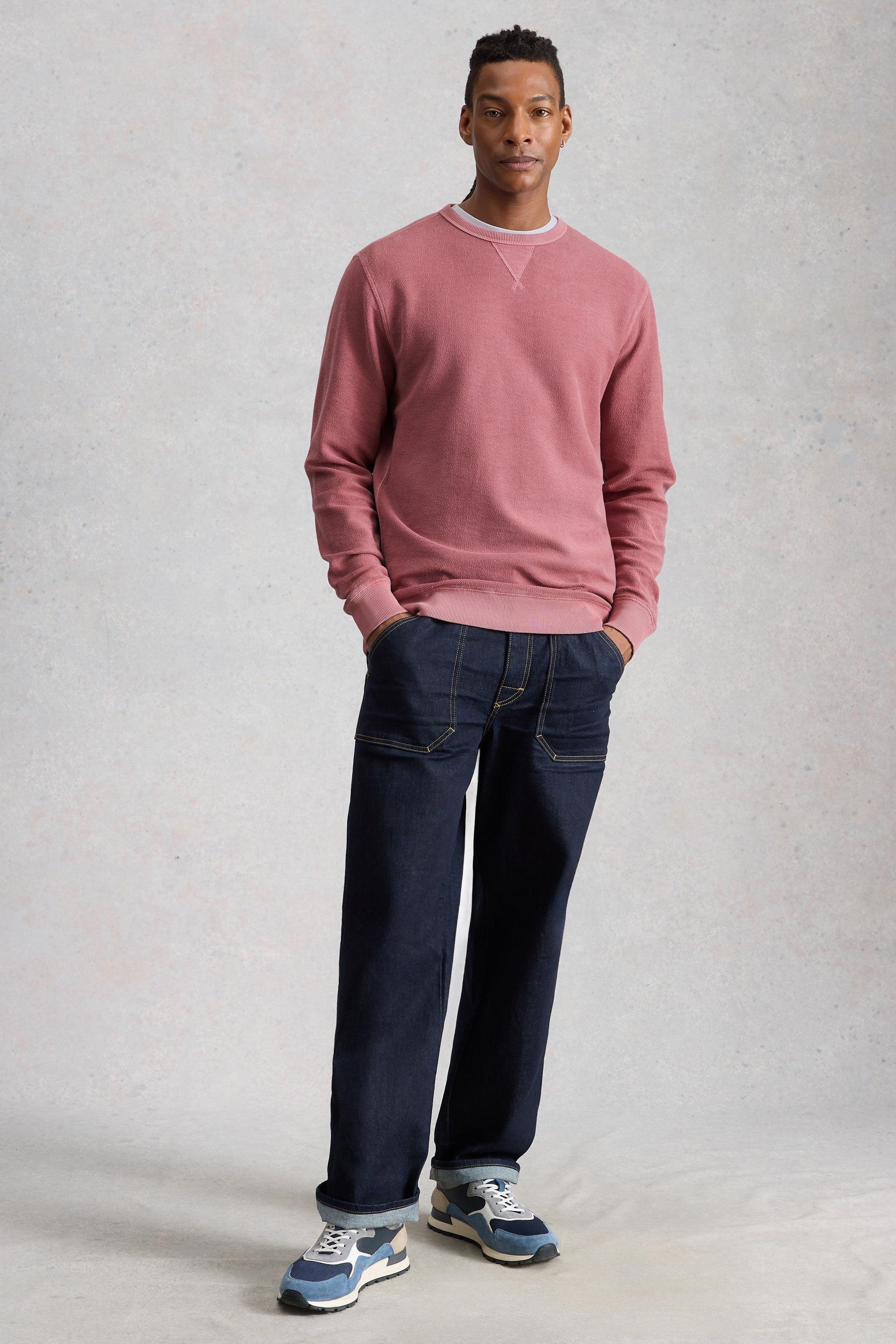 White Stuff Sidmouth Lgt Pink Crew Jumper