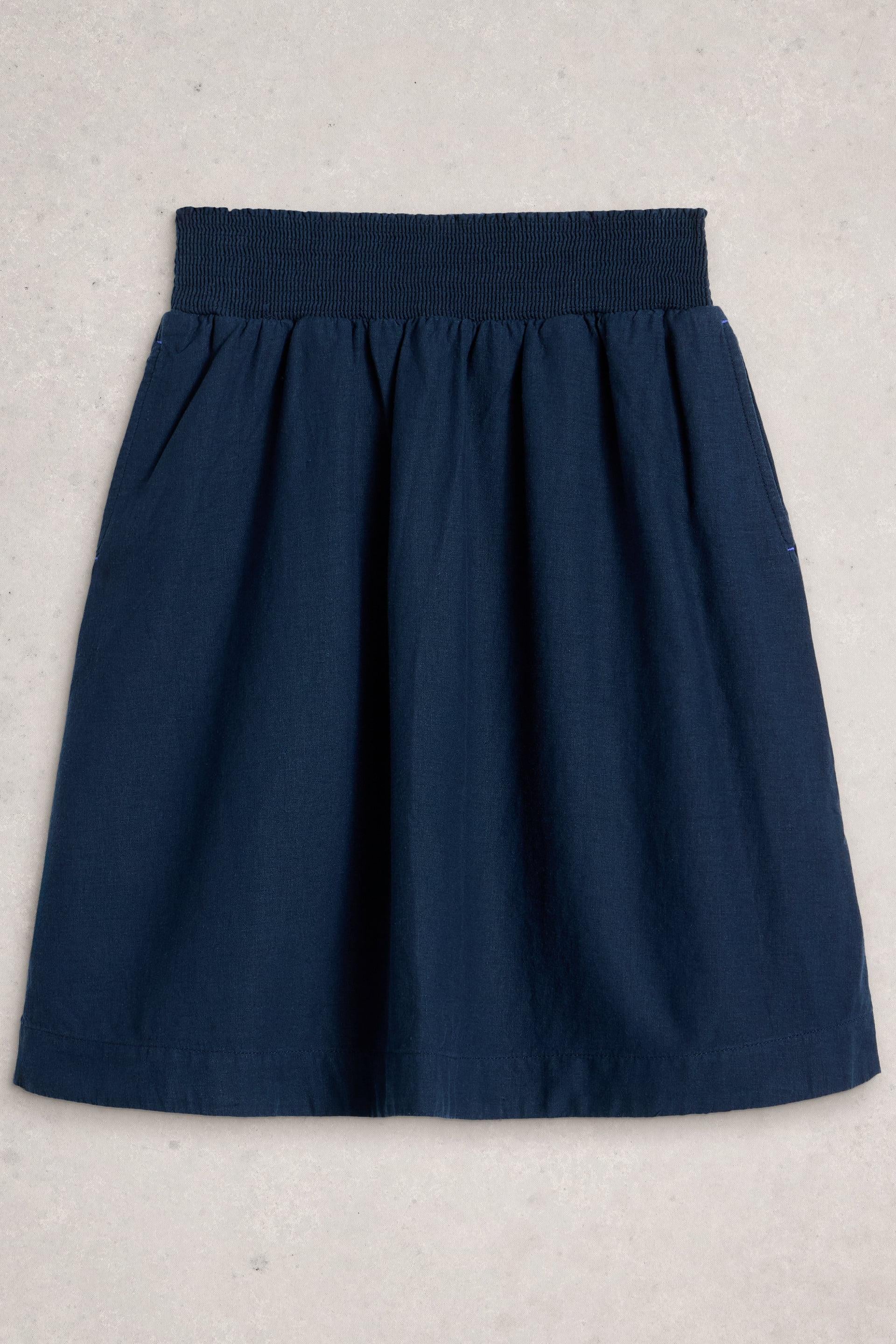 White Stuff Sheila Linen Blend Skirt