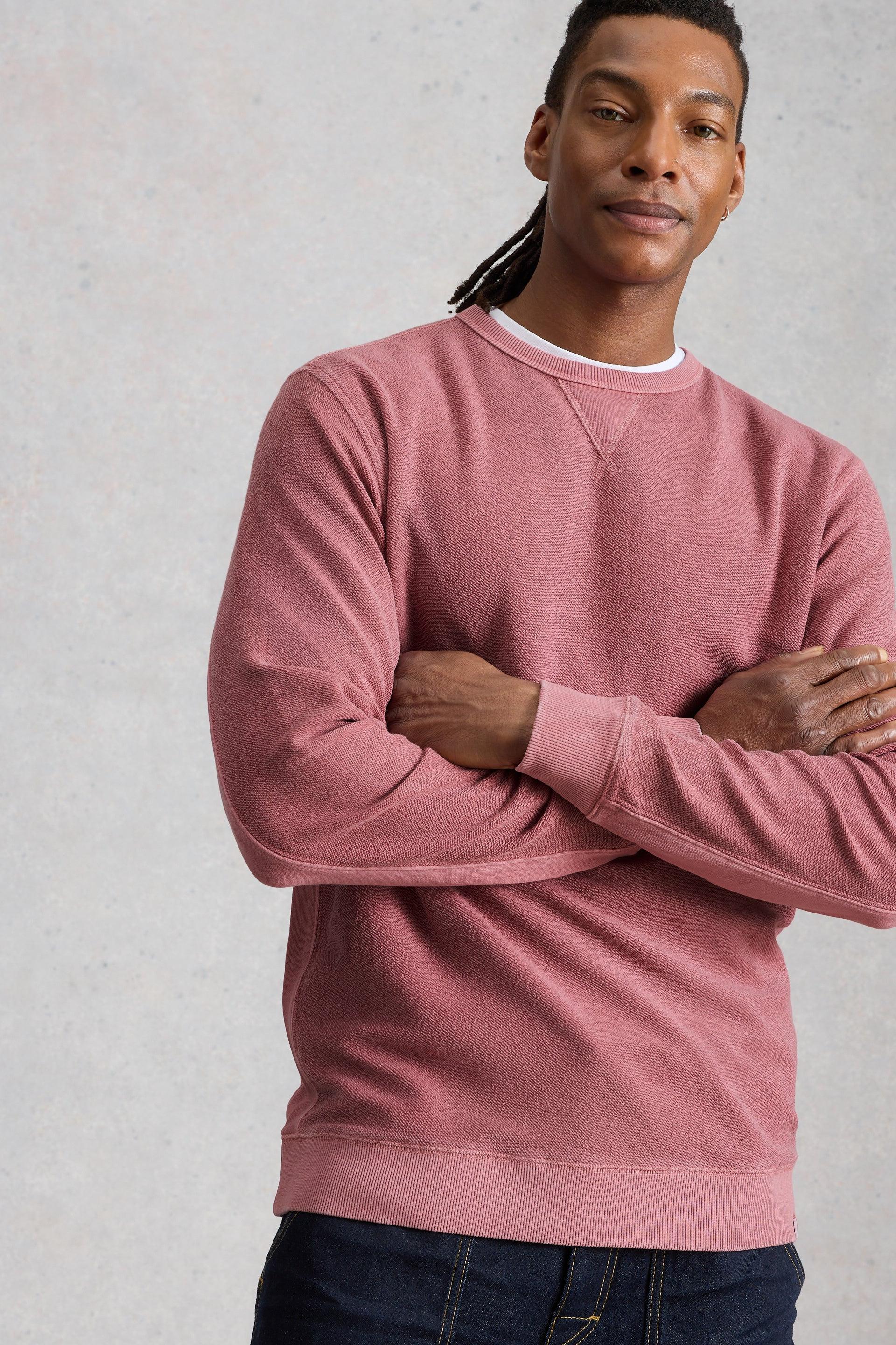White Stuff Sidmouth Lgt Pink Crew Jumper