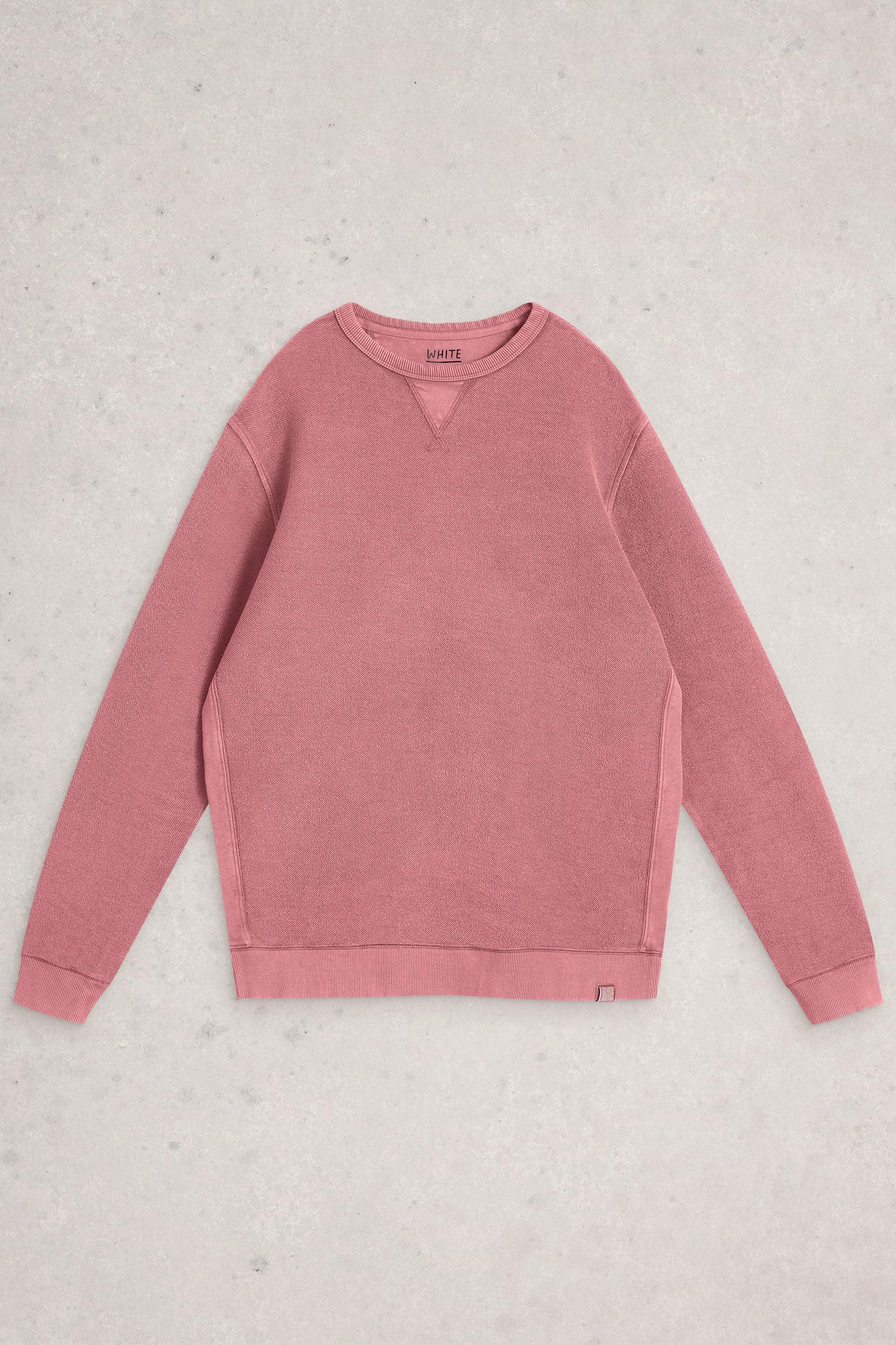 White Stuff Sidmouth Lgt Pink Crew Jumper