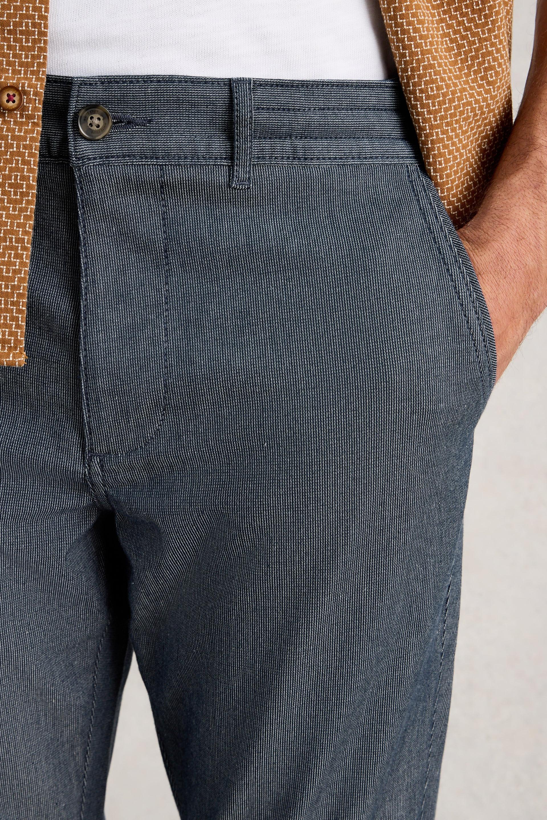 White Stuff Stripe Denim Mlt Drawstring Chino