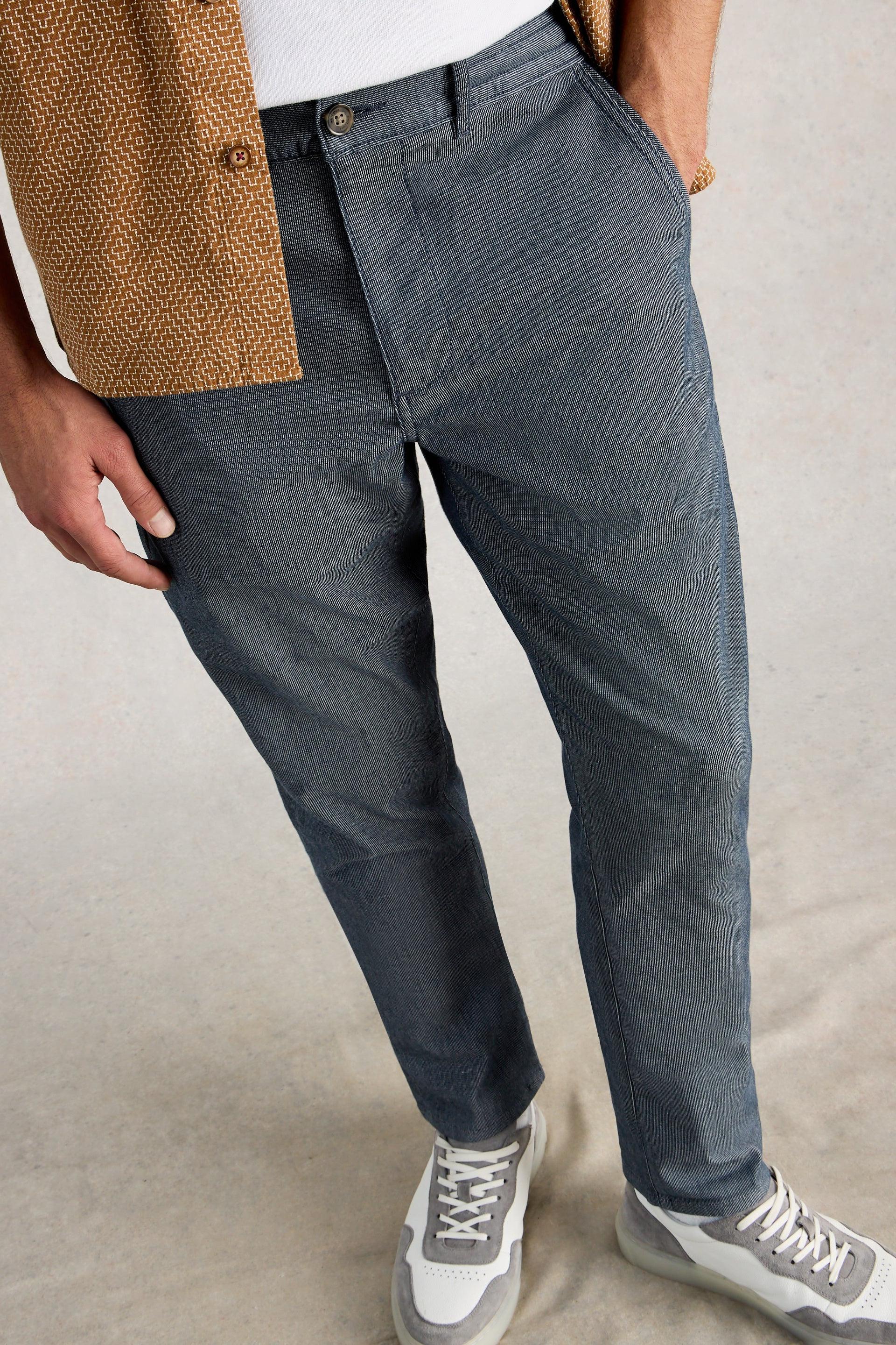 White Stuff Stripe Denim Mlt Drawstring Chino