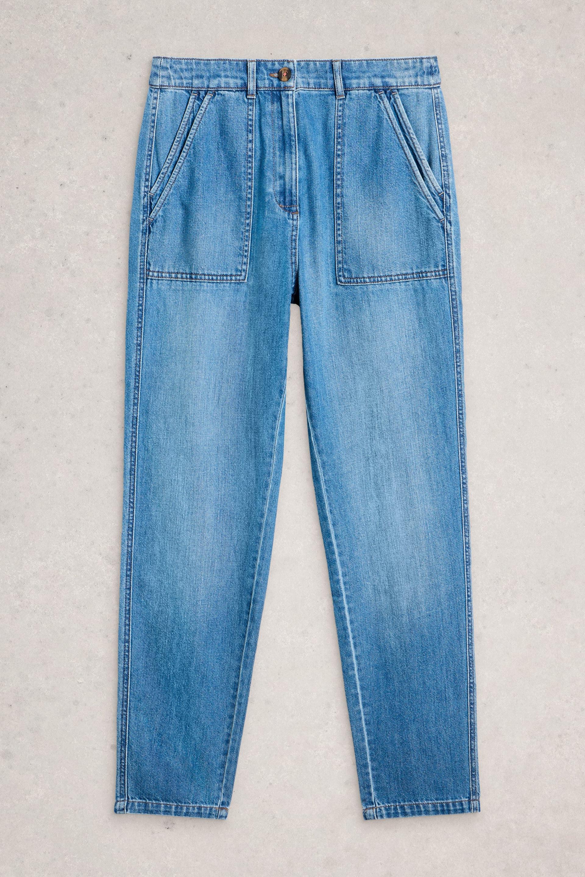 White Stuff Twister Mid Denim Jeans