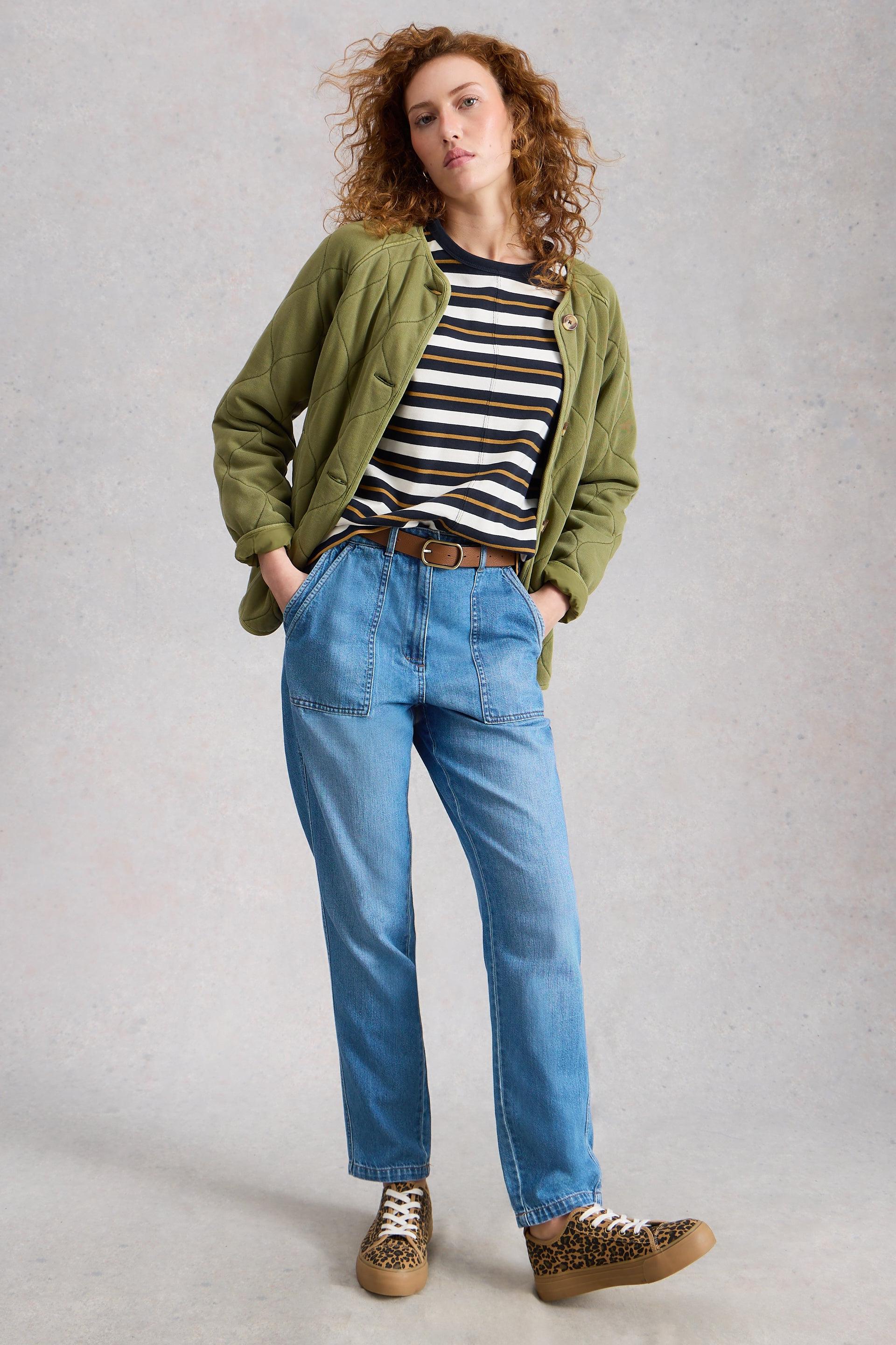 White Stuff Twister Mid Denim Jeans