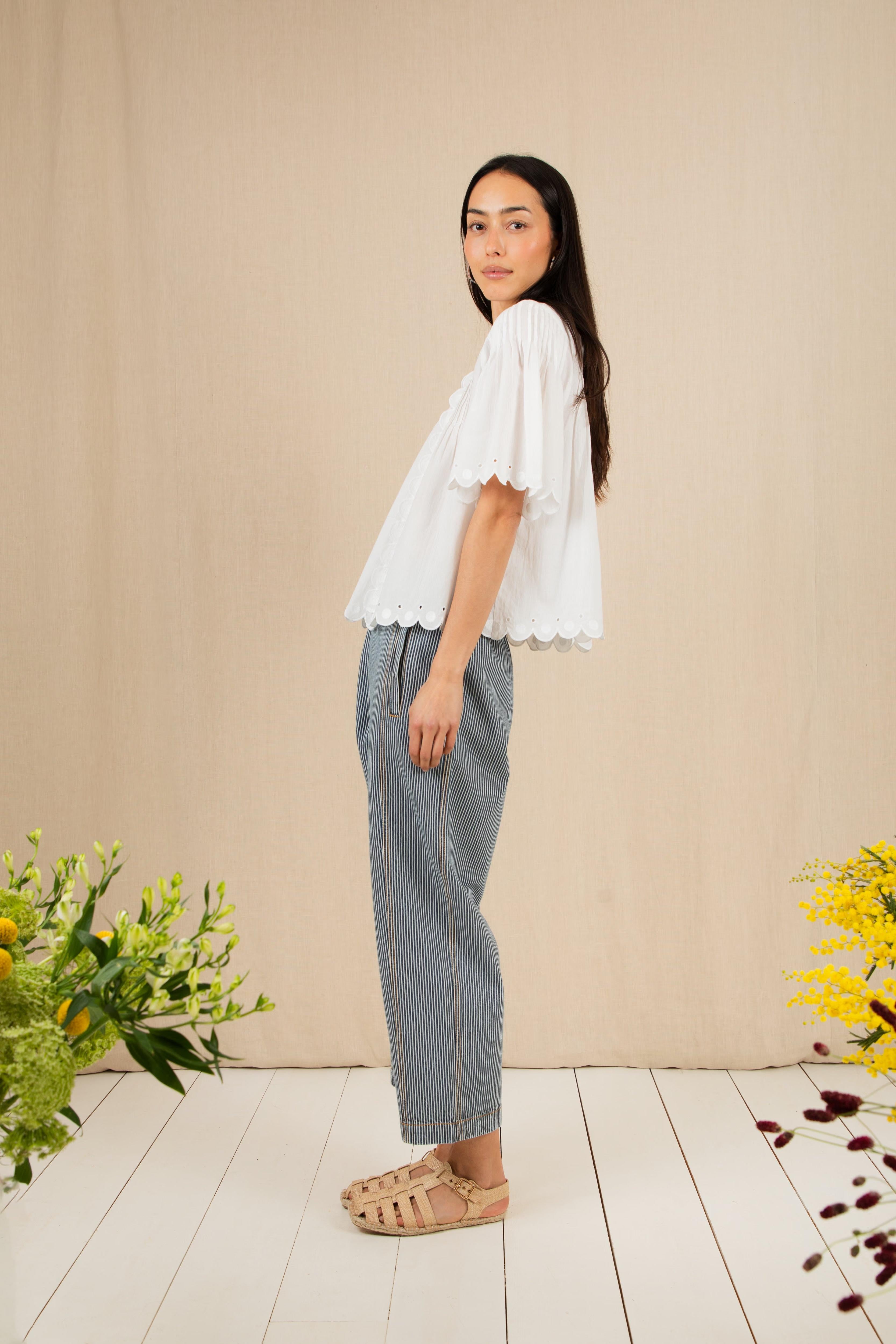Bonté Flora Top White