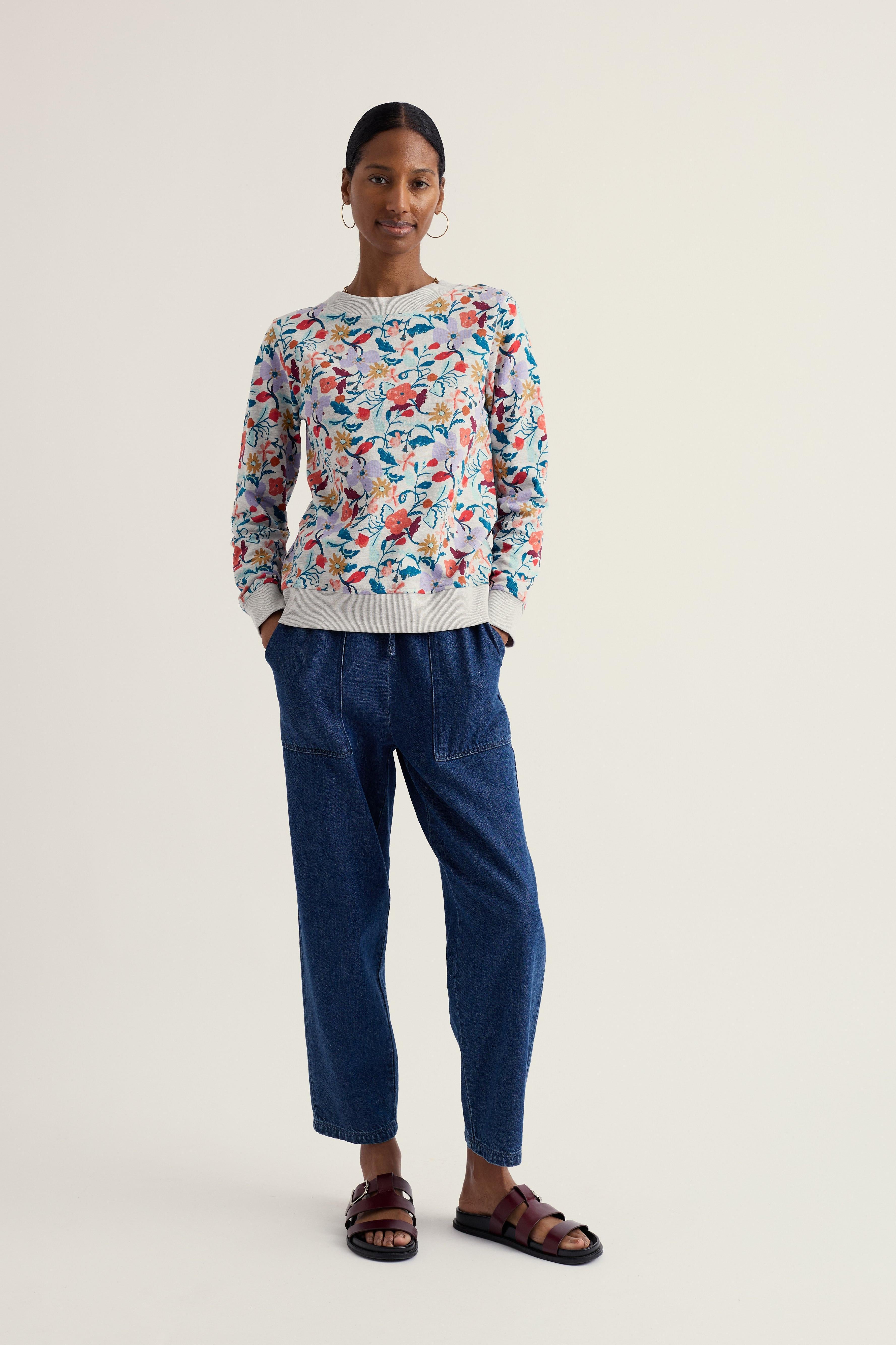 Seasalt Bright Wave Sweatshirt in Winding Meadow Mix