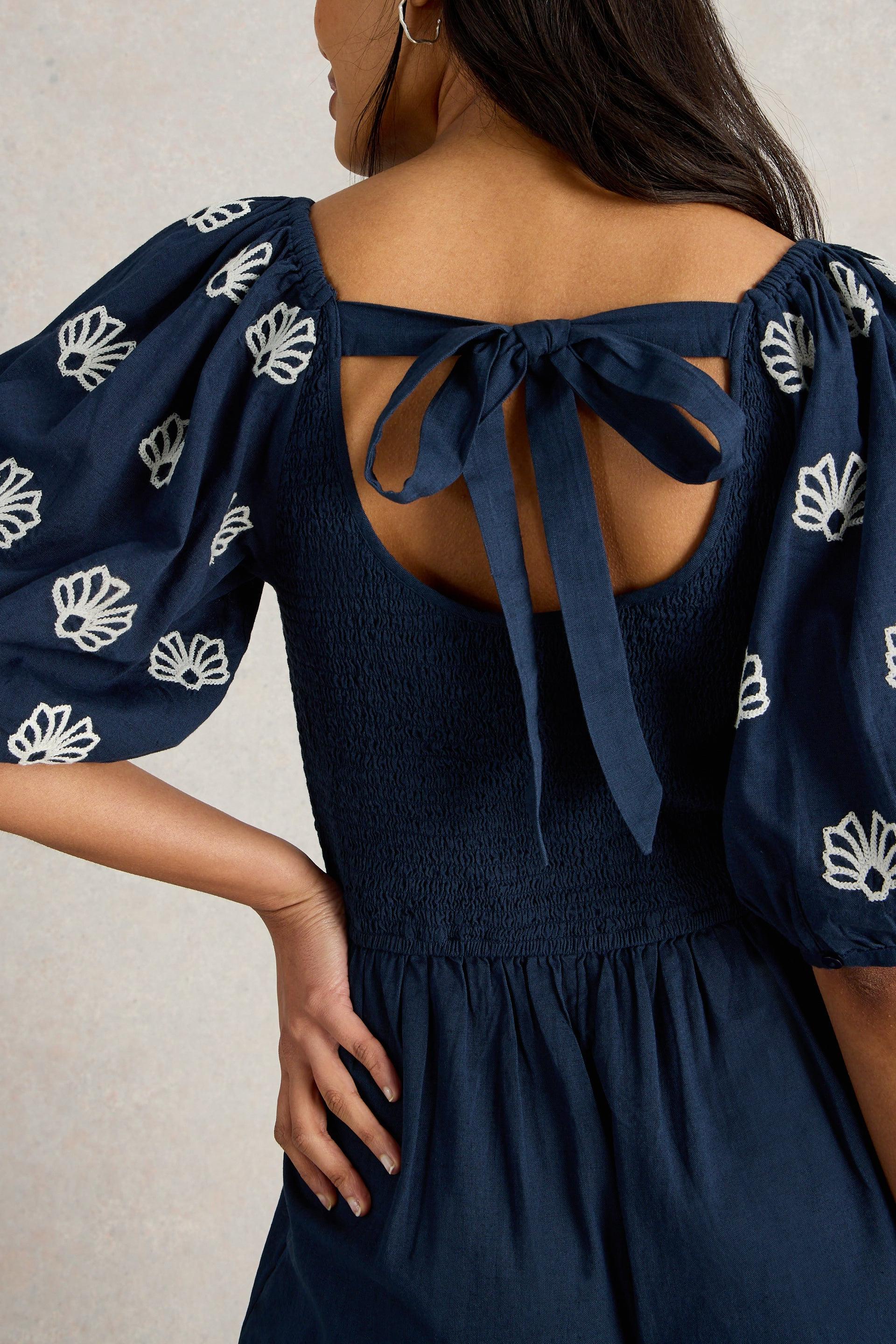 White Stuff Reese French Navy Jumpsuit