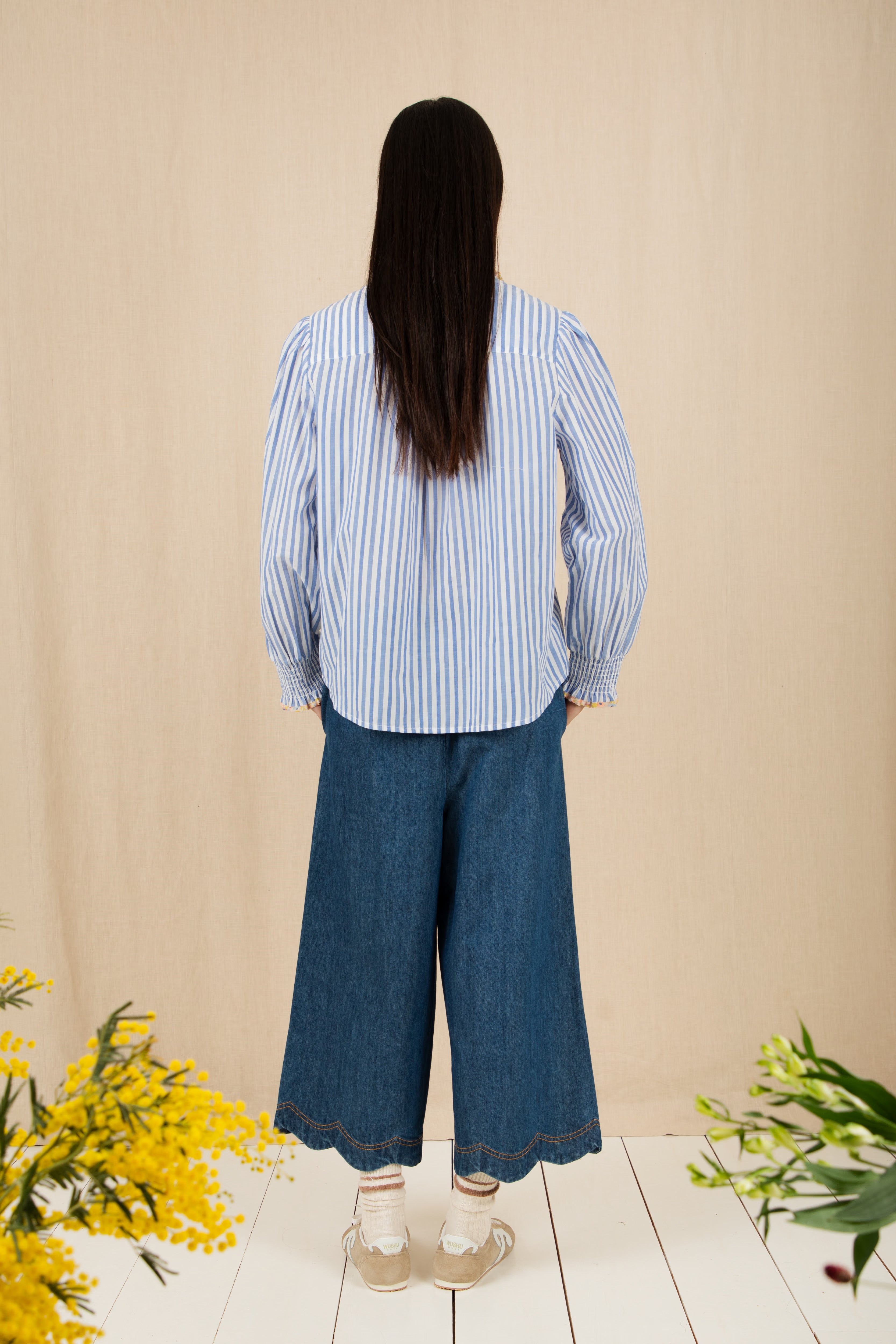 Bonté Aide Trouser Mid Wash Denim