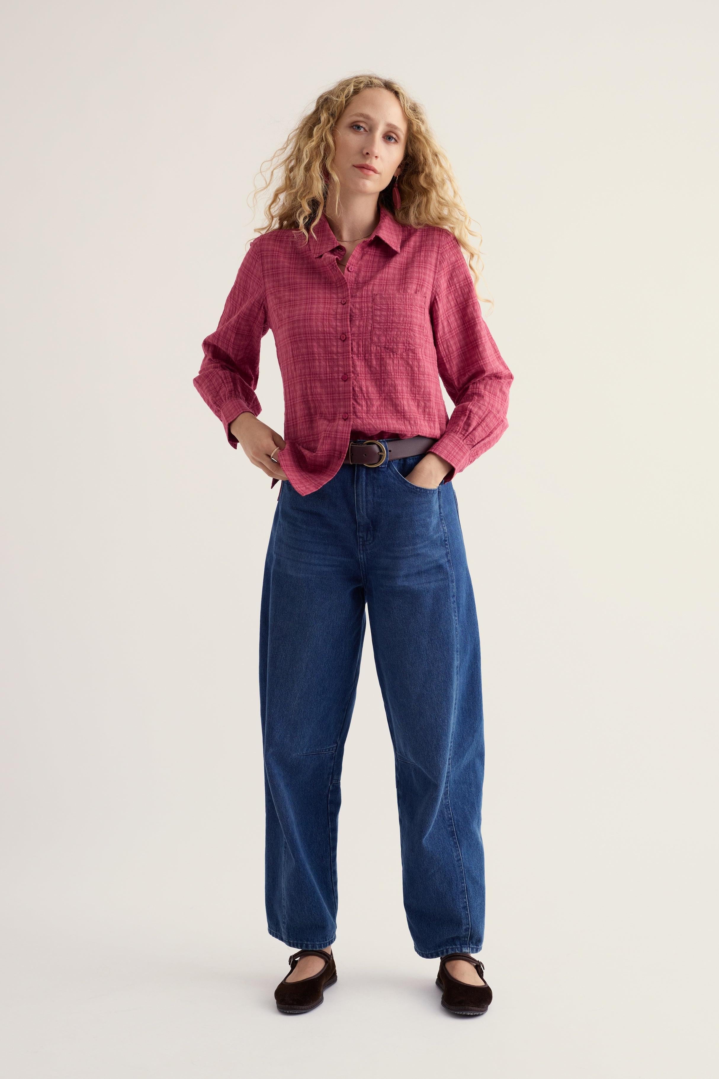 Seasalt Isla Shirt Dark Rose