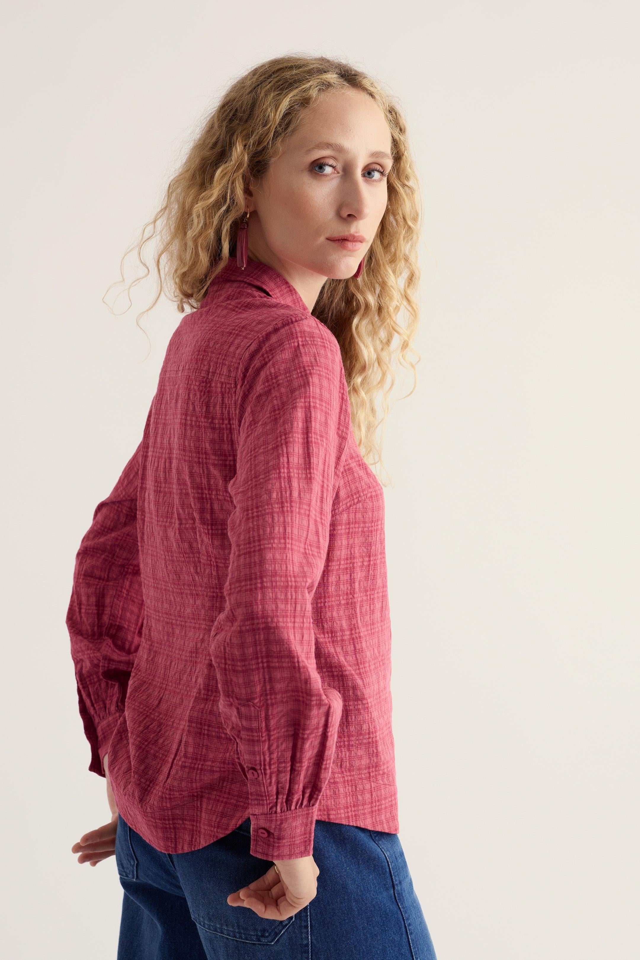 Seasalt Isla Shirt Dark Rose