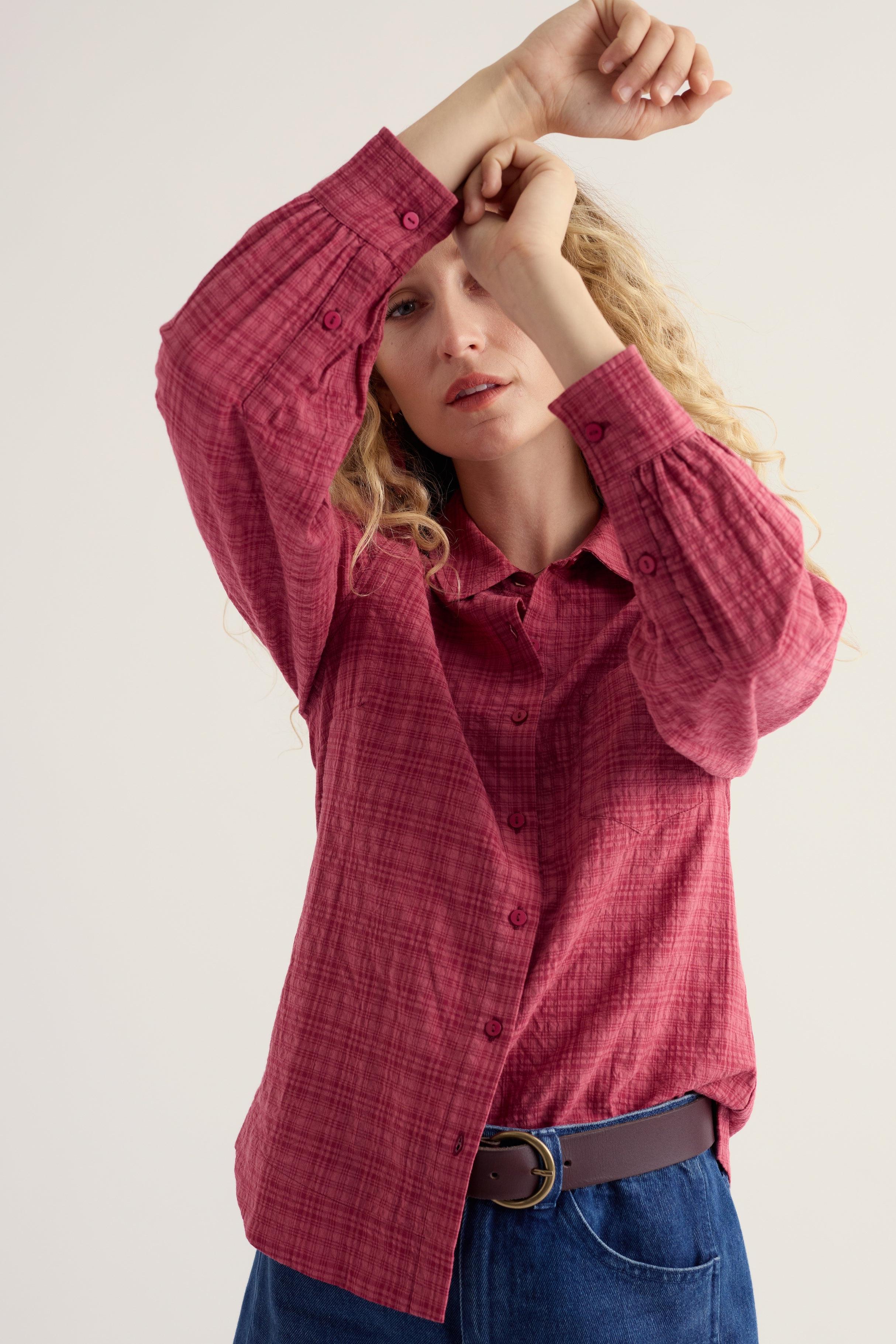 Seasalt Isla Shirt Dark Rose
