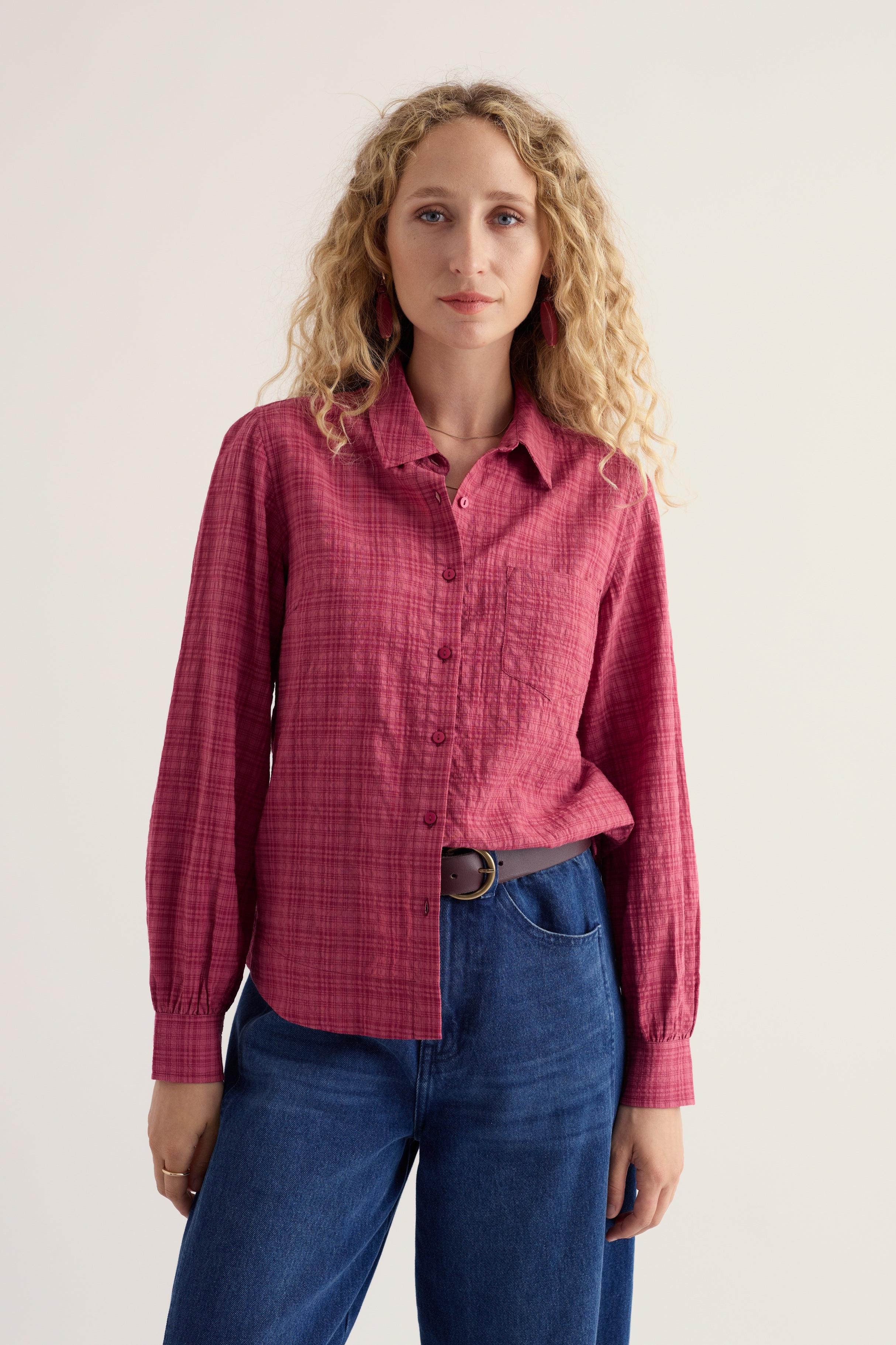 Seasalt Isla Shirt Dark Rose
