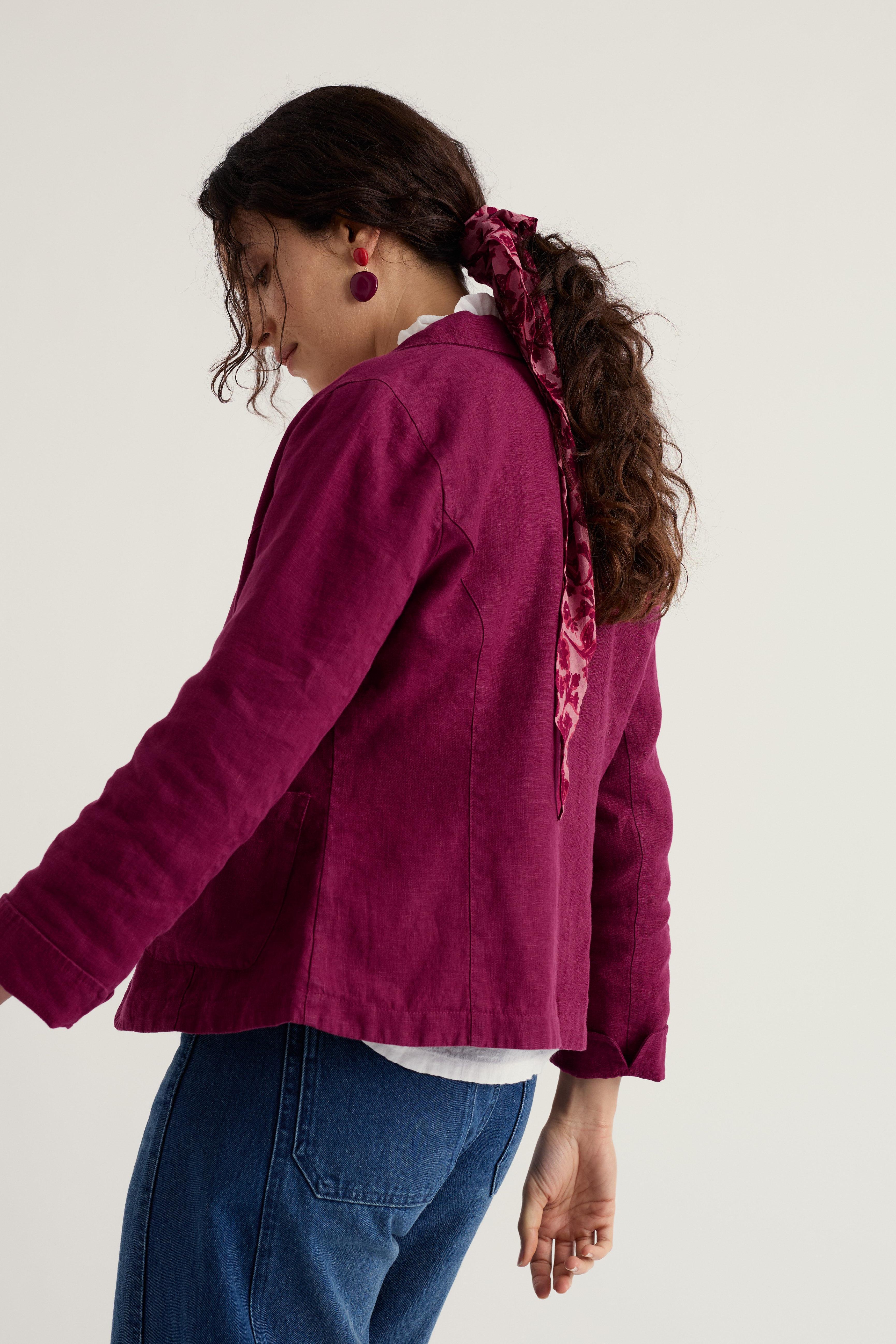 Seasalt Blinker Blazer in Dark Freesia