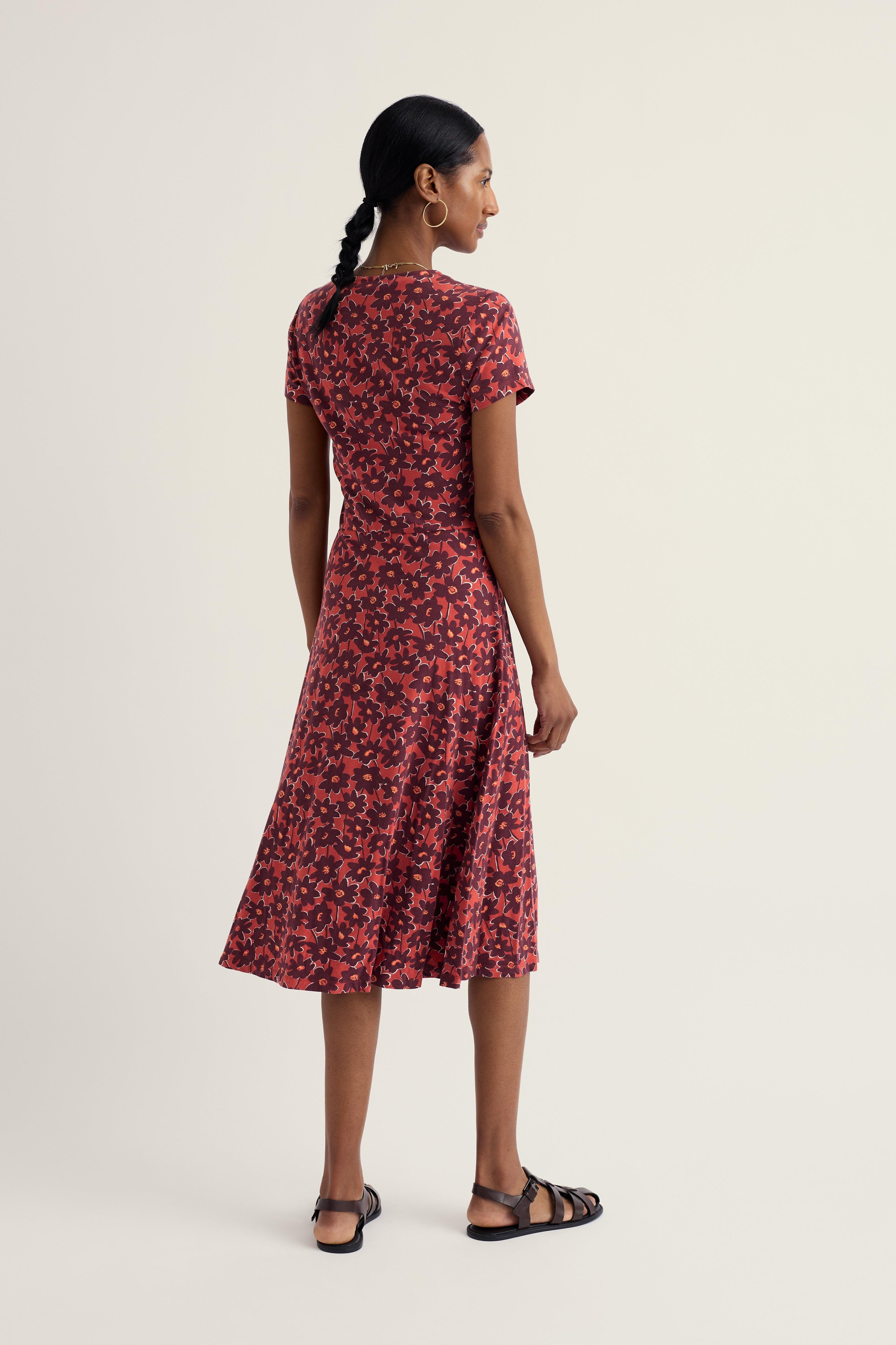 Seasalt Pier View Dress in Inked Cosmos Masala